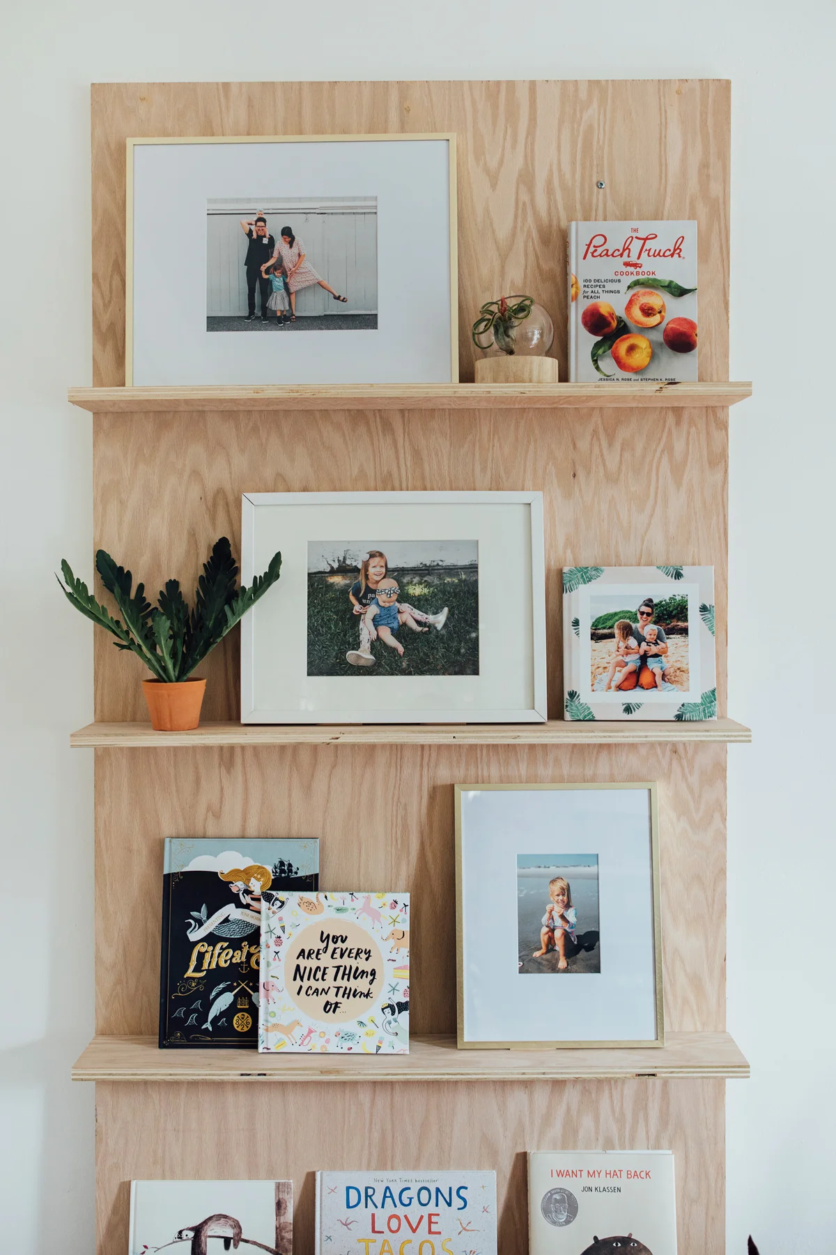 Our Everyday Photo Books! (Also, We Built A Shelf!!!)