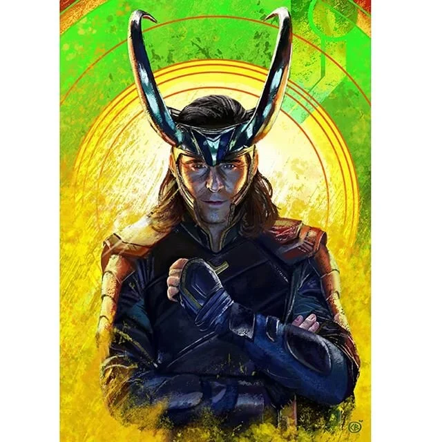 Nice to finally finish another painting. Haven't been able to paint in a while due to stress but thank animal crossing for relaxing me so i can paint once more. .
.
.
#loki #tomhiddleston #marvel #thor #art #artist #artistsoninstagram #portrait #digi