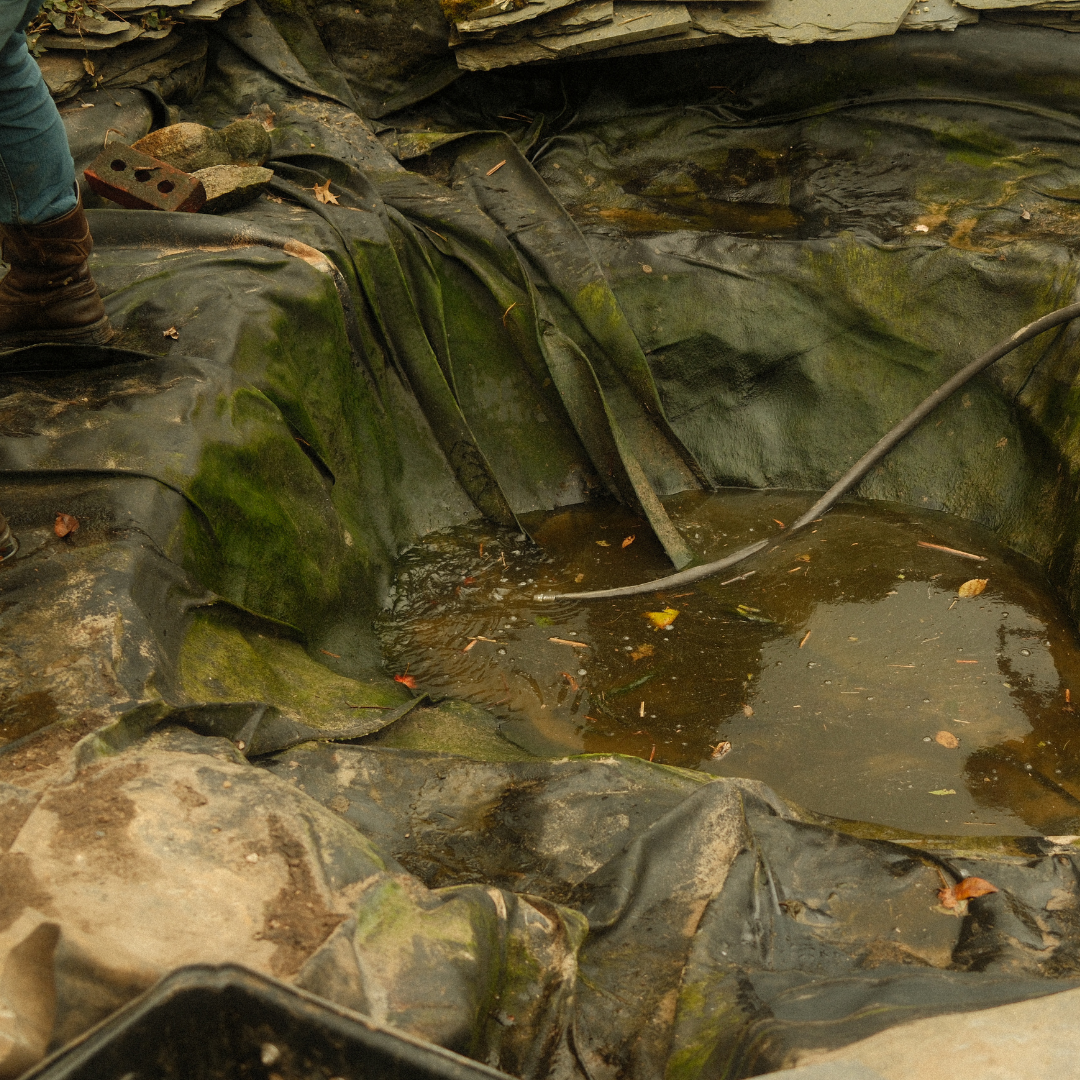 liner damage causing water loss