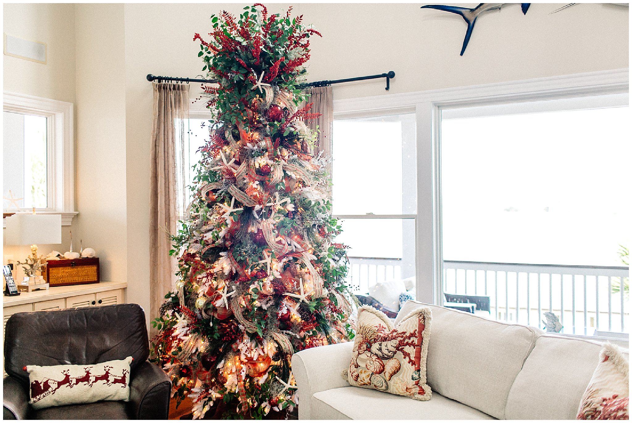Christmas Decor Feature, Cape Fear Living Magazine Wilmington, NC — Designs by Dillon