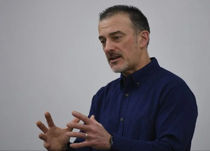 Melvin Sensenig BA, MDiv, PhD photo credit Jeremy Drey/Reading Eagle
