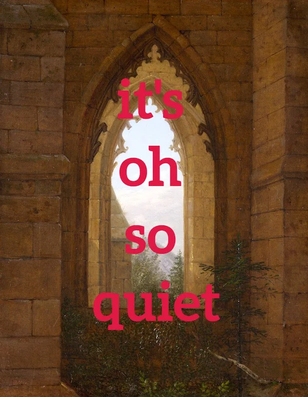 It’s gotten really quiet in here…