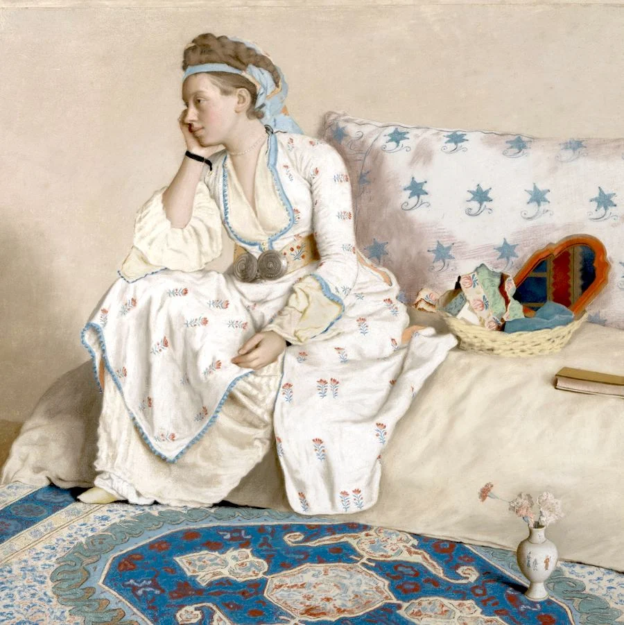 Always a good question to start with. Image: Marie Fargues, the Painter’s Wife, Jean-Etienne Liotard, 1756 - 1758, Rijksmuseum. Used with permission.