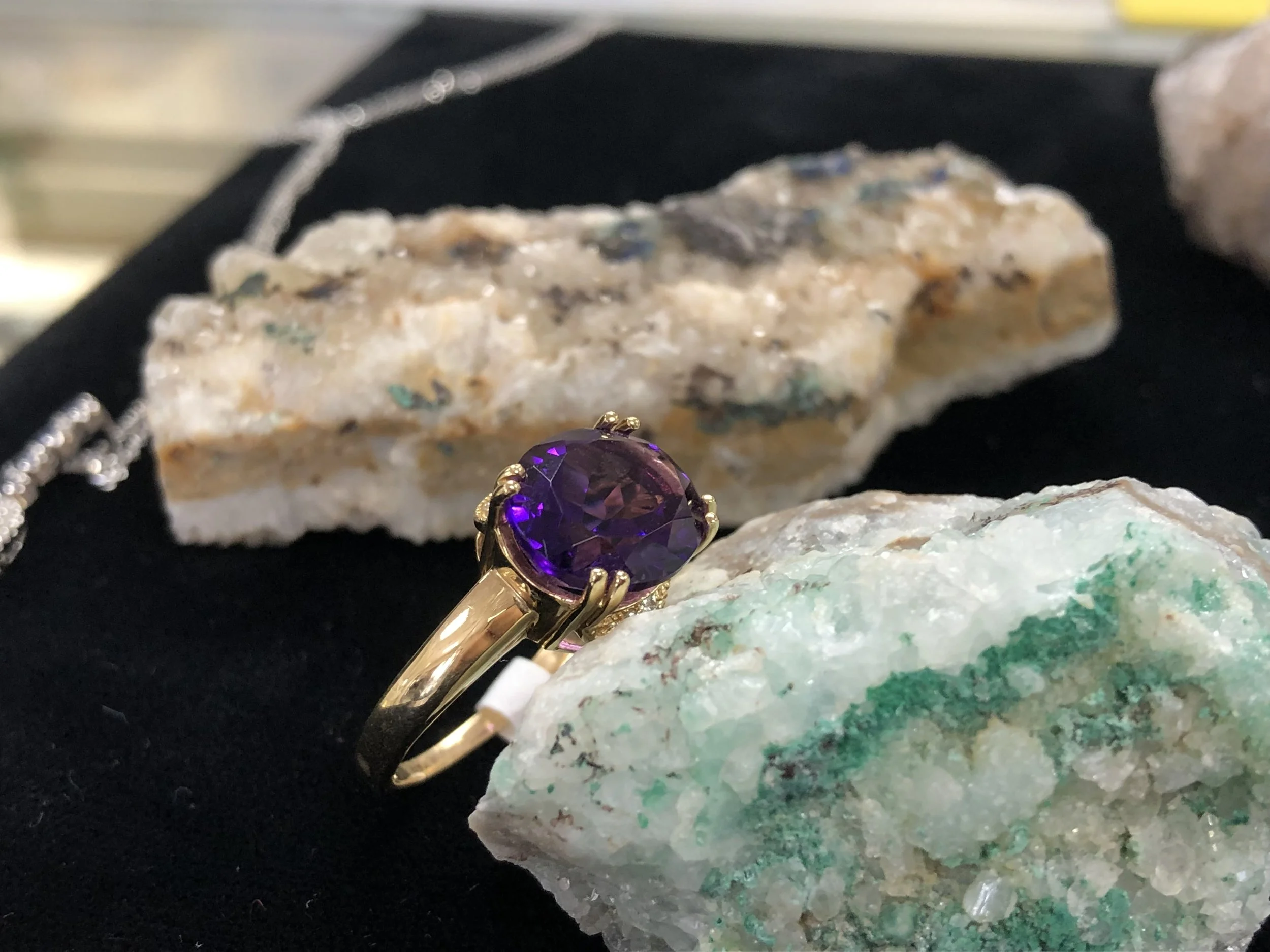 Royal Purple Gold Ring