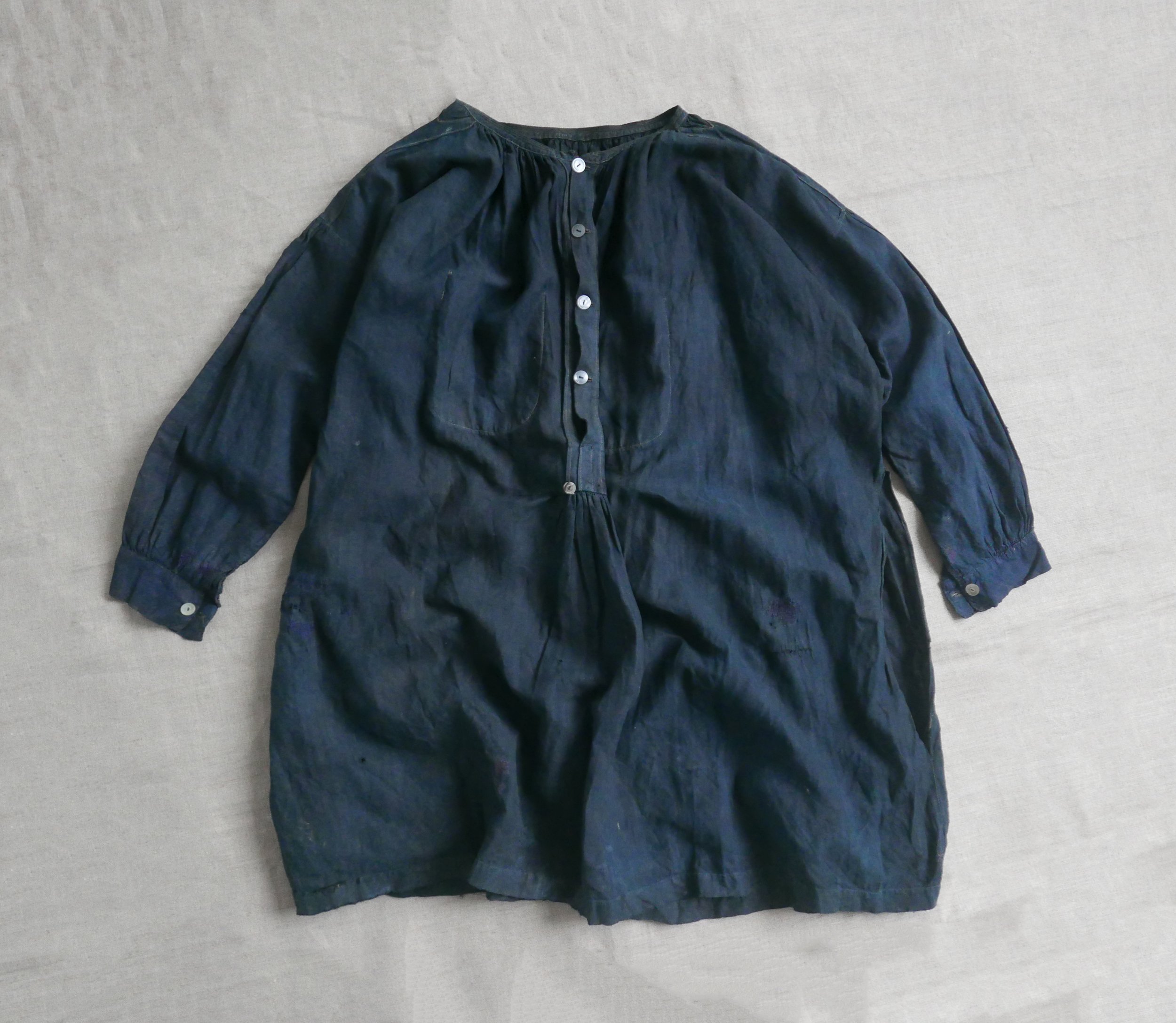 INDIGO LINEN BIAUDE
