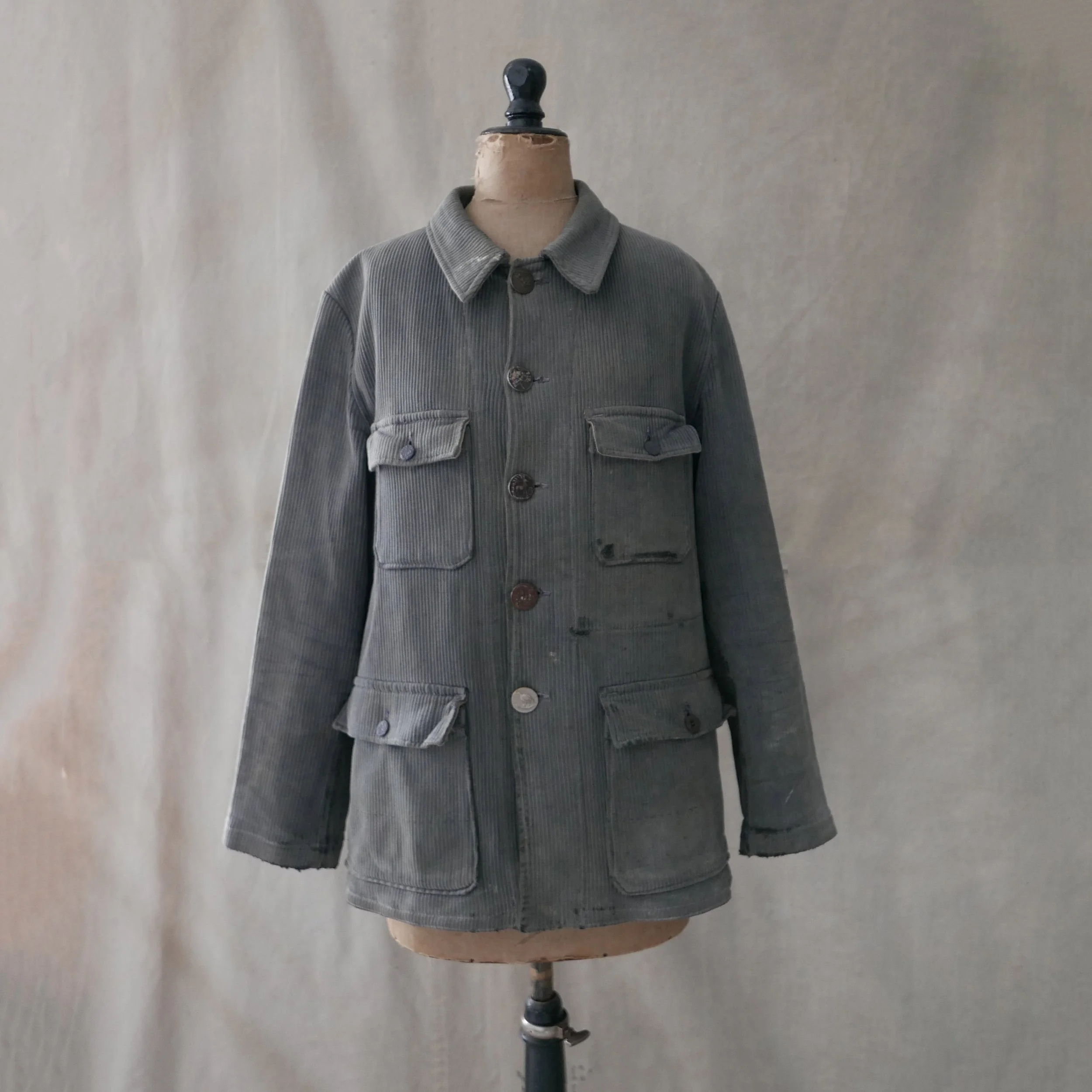 COTTON PIQUE HUNTING JACKET