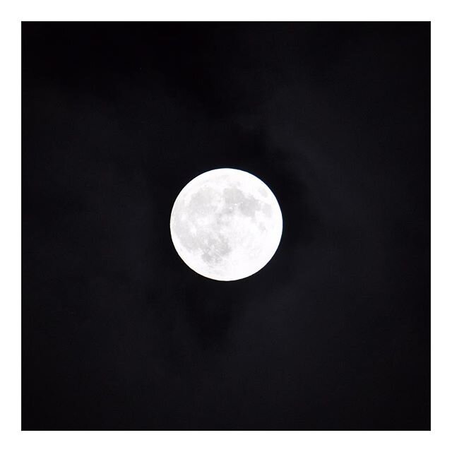 &bull; FULL MOON 🌑 &bull;
.
#fullmoon #nightsky #supermoon #blackandwhite #lifeisbeautiful #enjoythelittlethings
.
📷 @kim_staessen