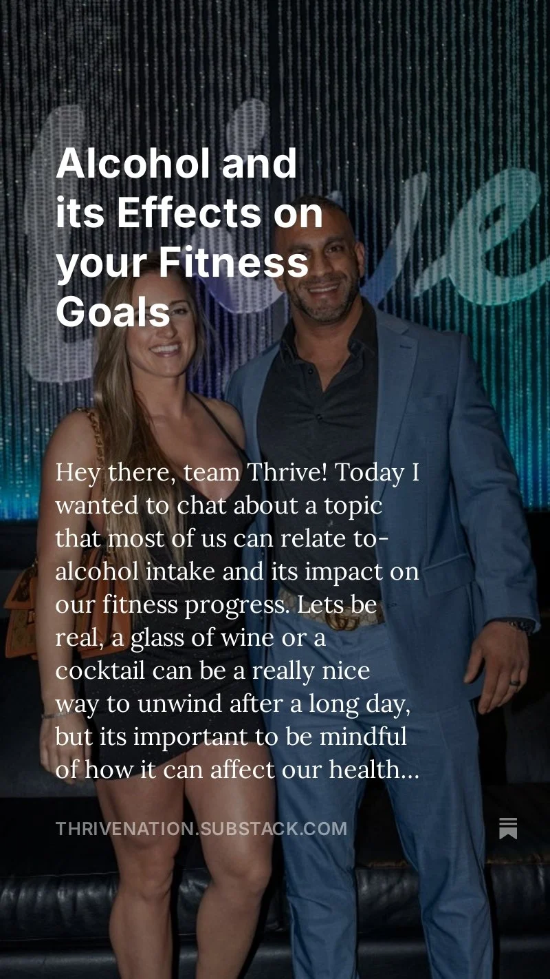 Alcohol and its Effects on your Fitness Goals
