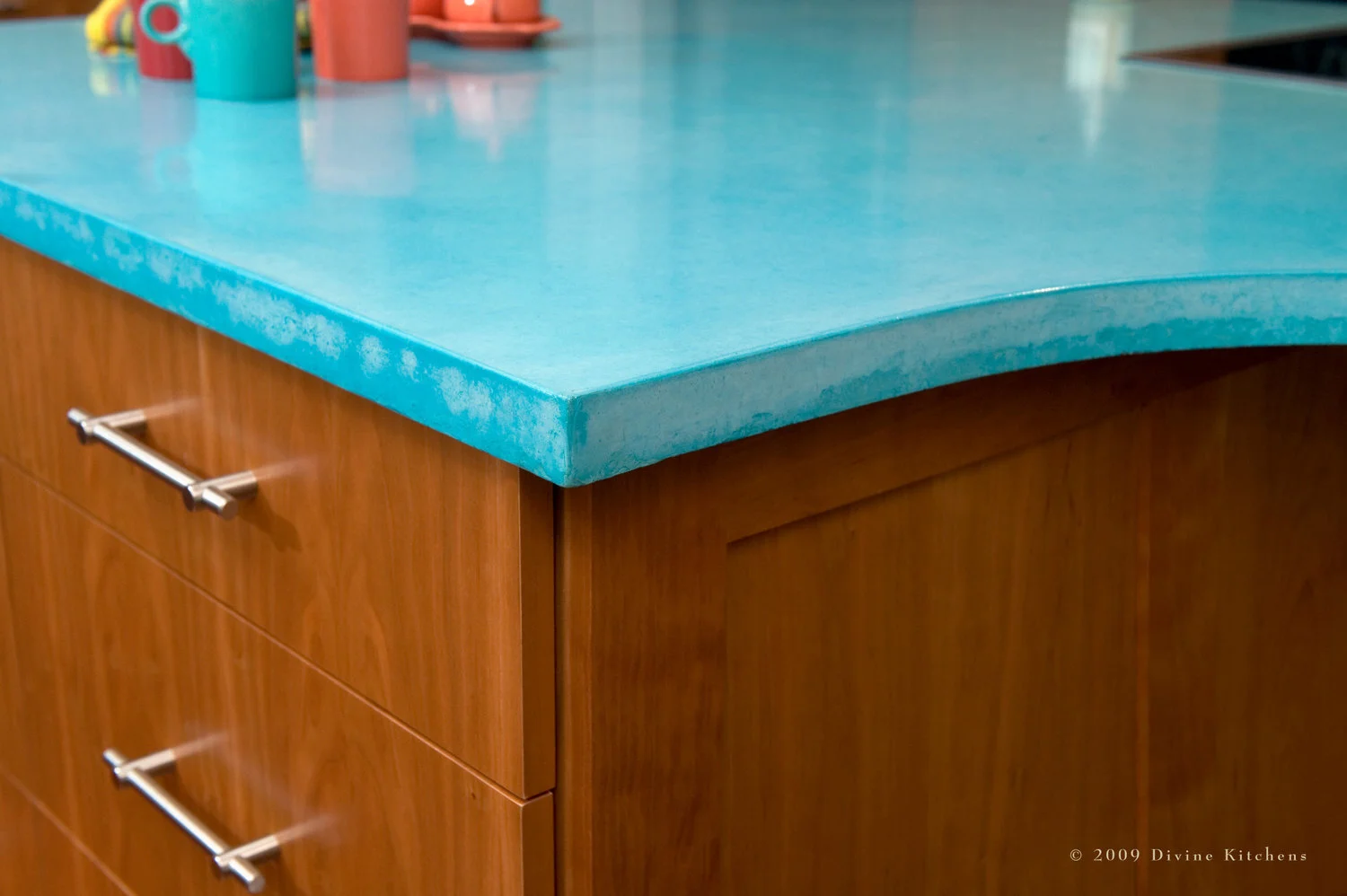 Boston Modern Transitional Colorful Kitchen