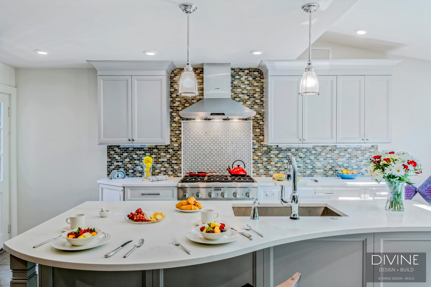 BOSTON NEWTON TRANSITIONAL COLONIAL KITCHEN ADDITION