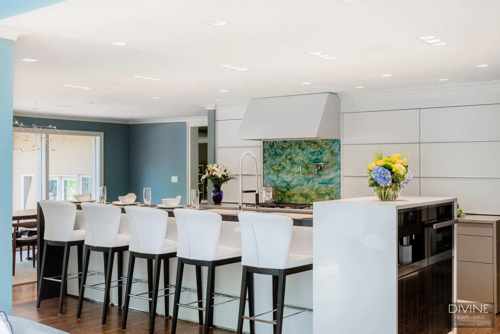 Swampscott Contemporary Modern Kitchen — Divine Design Center