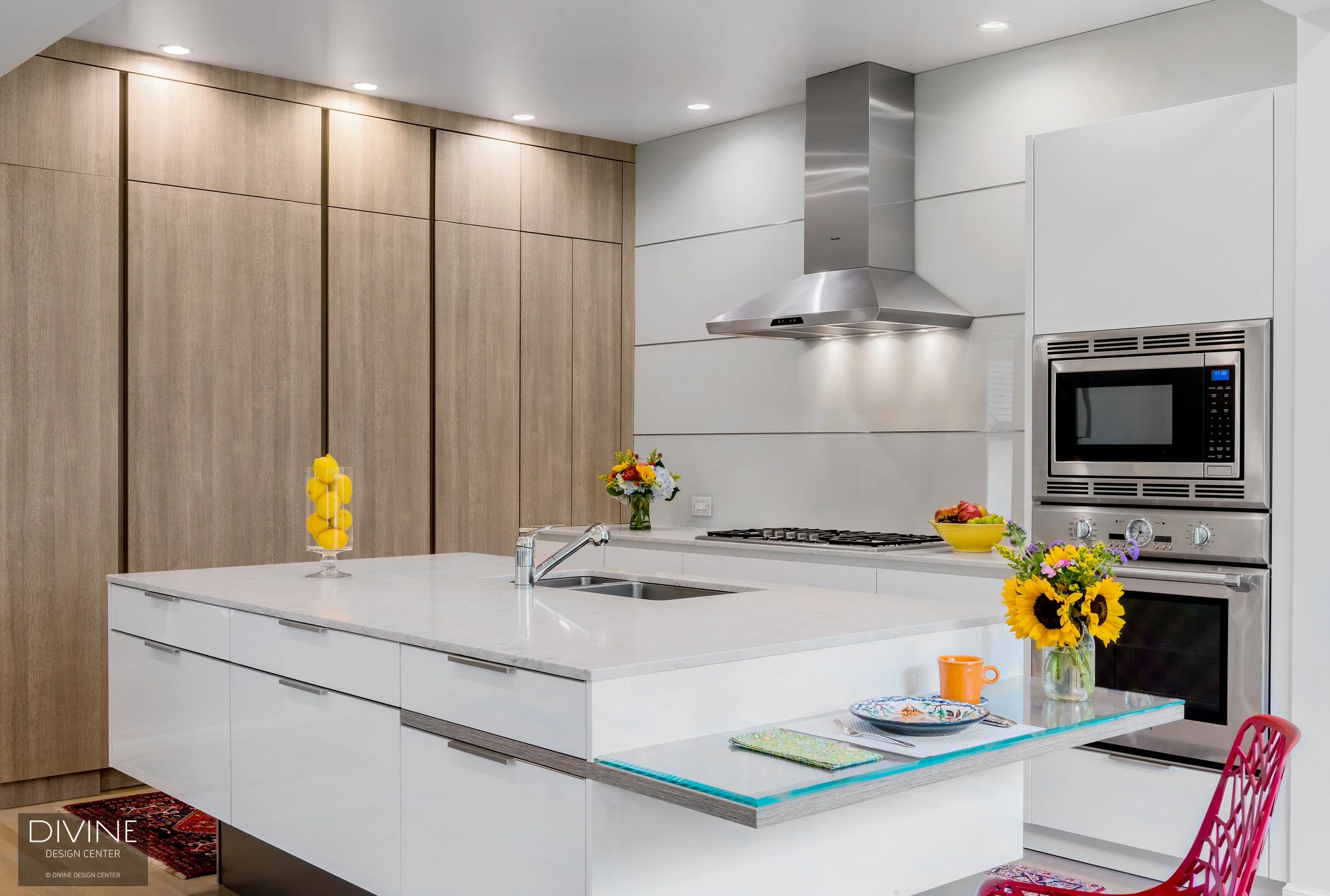Brookline MA Open-Concept Modern Kitchen