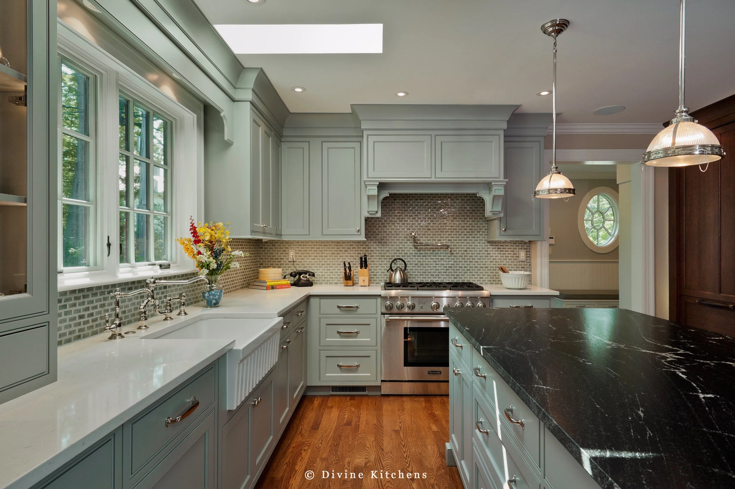 Newton Transitional Tradition Kitchen