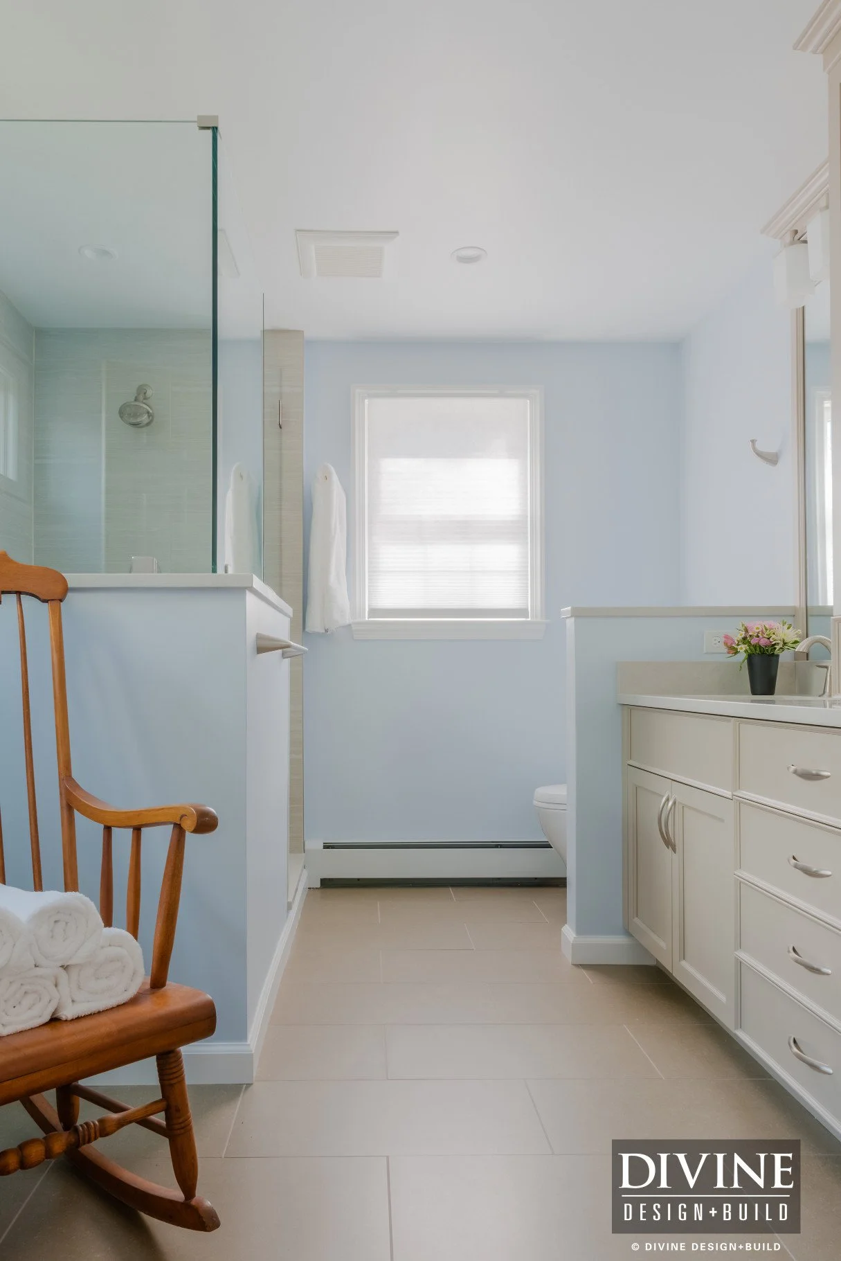 Boston Metrowest Transitional Master Bath Suite
