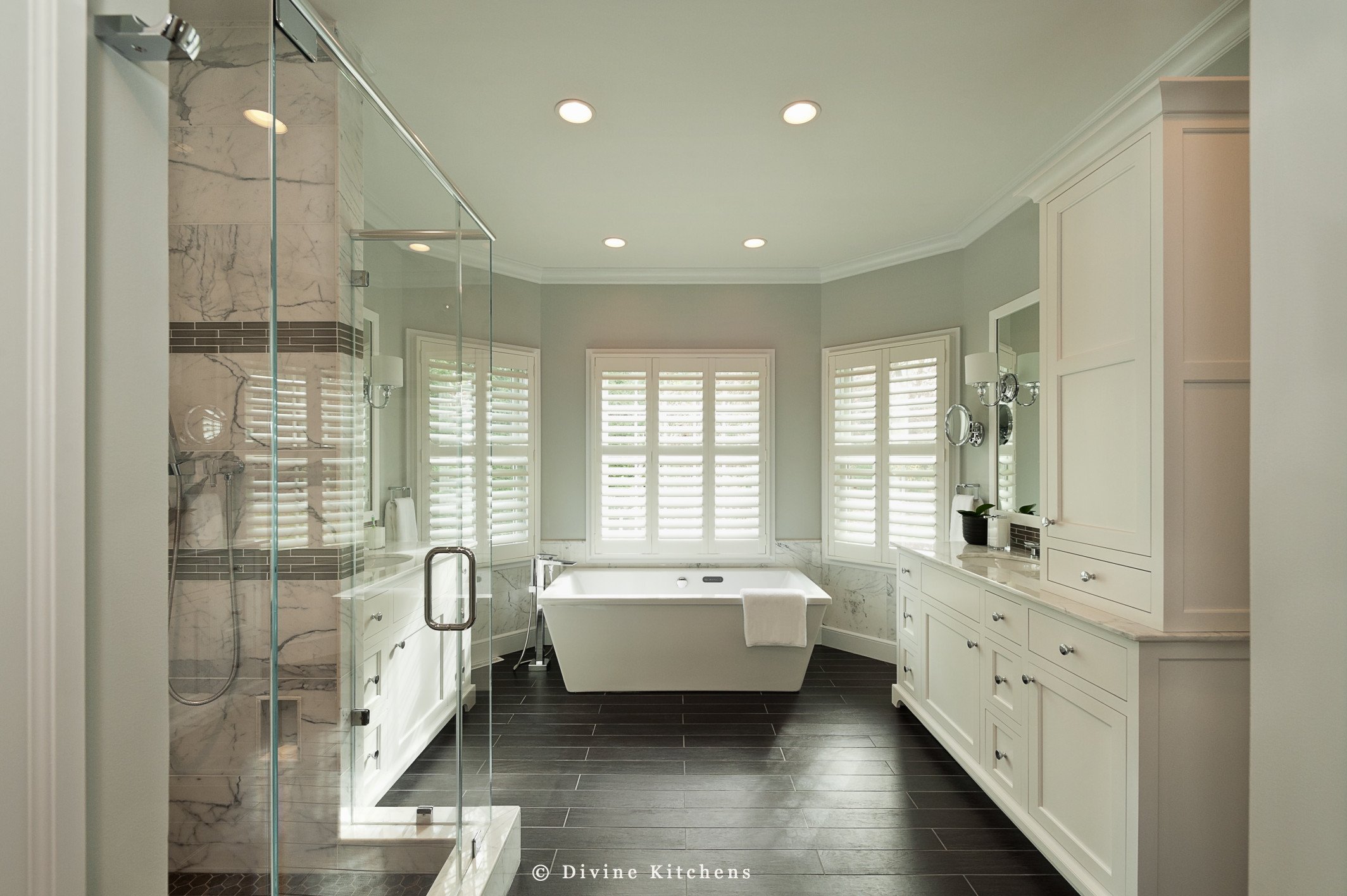 Boston Metrowest Exquisite Master Bathroom Suite Natural Marble 1.jpg