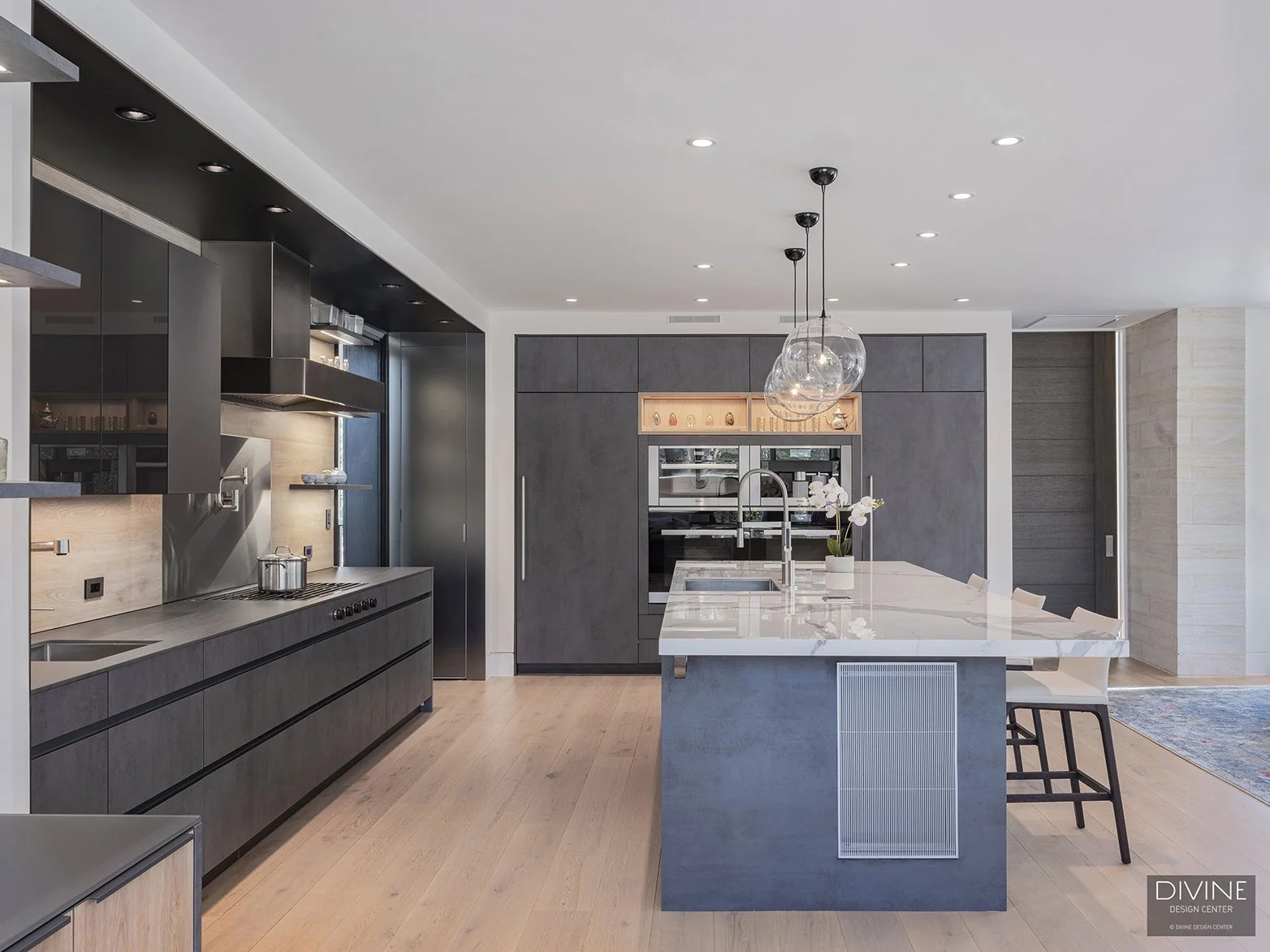 Brookline Modern Kitchen for New Construction Luxury Home — Divine