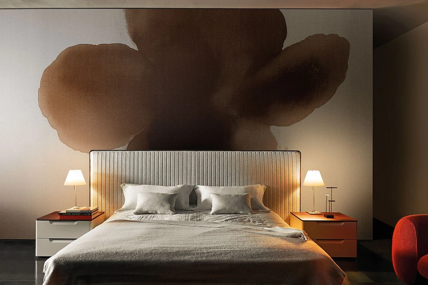 The wall as a masterpiece. 🖼️

A closer look at Eclipse Bloom by @londonartwallpaper. Londonart blends high-tech functionality with high-fashion aesthetics. Choose your support:

BOLD for high-traffic elegance.
RAW for a textured, painterly finish.
