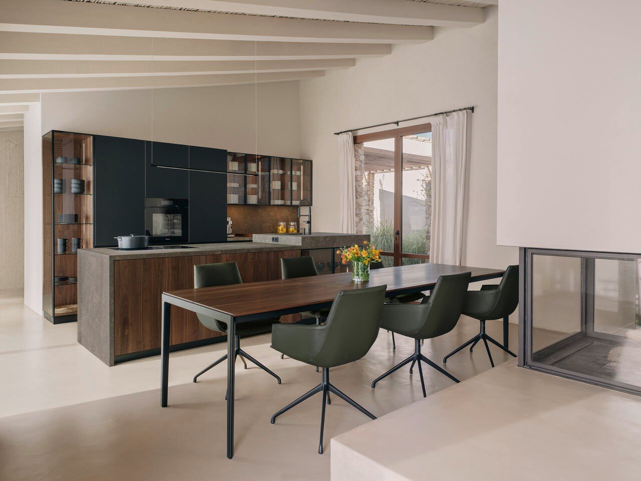 @team7moebel kitchens are born from sustainably harvested hardwood &mdash; bonded without formaldehyde, kissed with natural oils, and left to speak for itself. 

Solid wood carcasses and drawers bring enduring strength, while precision-crafted 3-laye