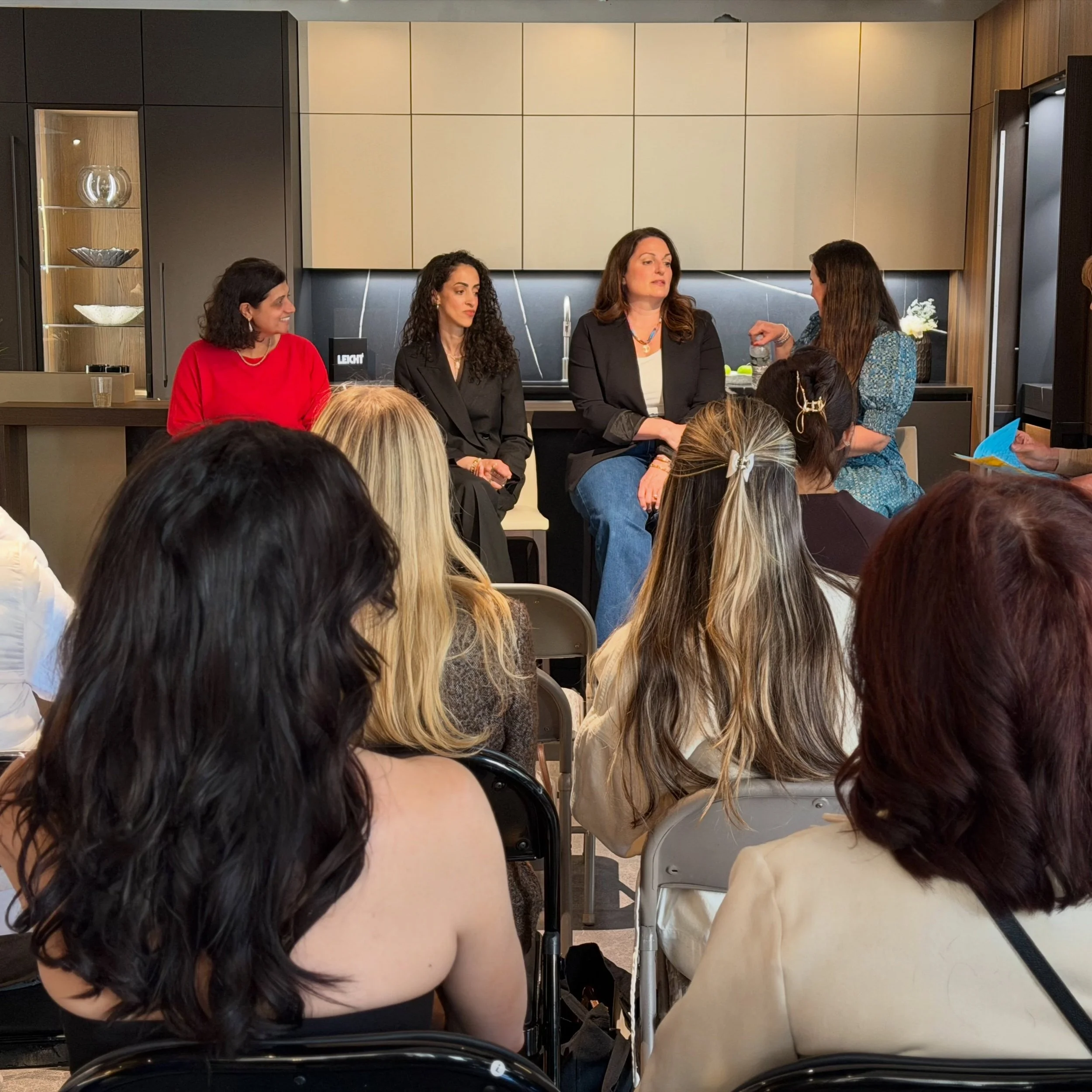 Yesterday, Divine Design Center hosted an intimate panel discussion right here at our showroom . Mariette Barsoum,our owner, joined an incredible group of design and real estate professionals to explore how thoughtfully designed spaces elevate the wa