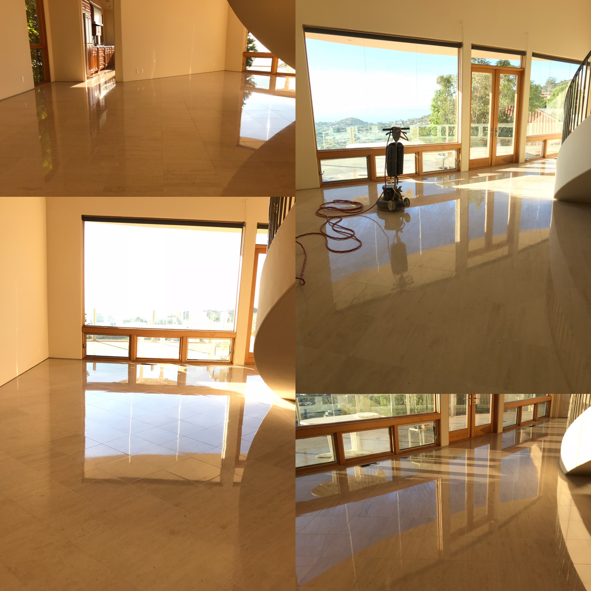 HIGH POLISH LIMESTONE FLOORING