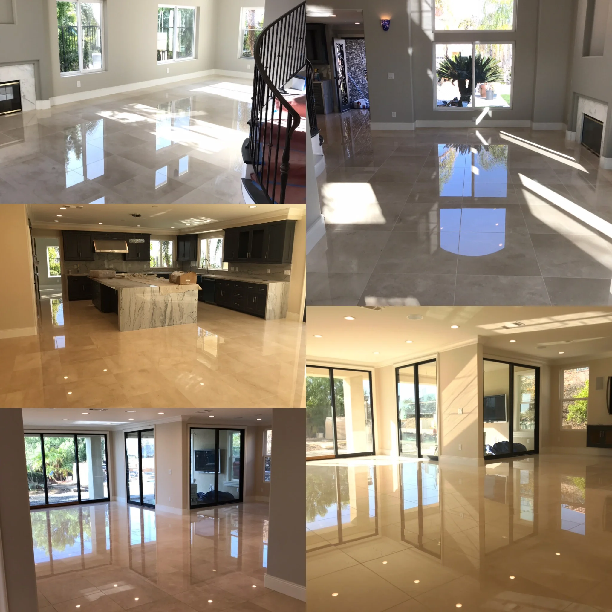 POLISHED MARBLE FLOORING