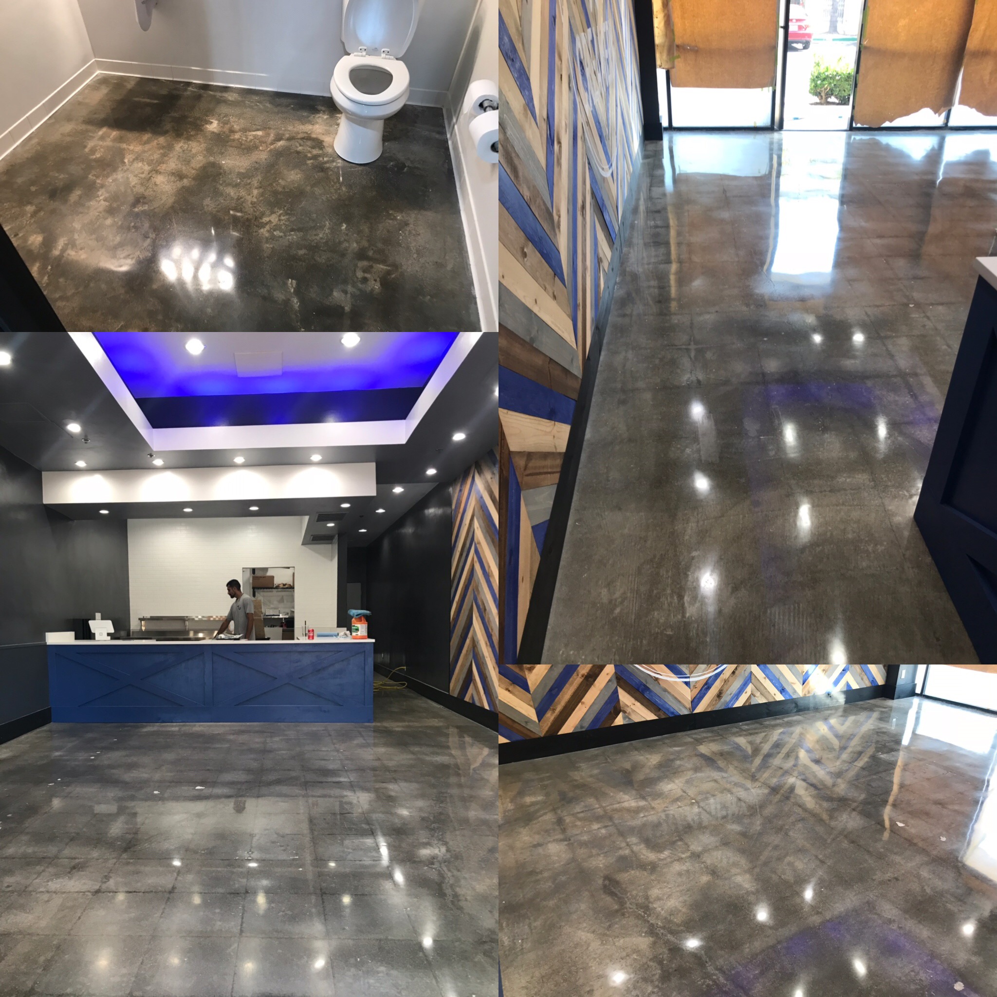 RESTAURANT - POLISHED CONCRETE