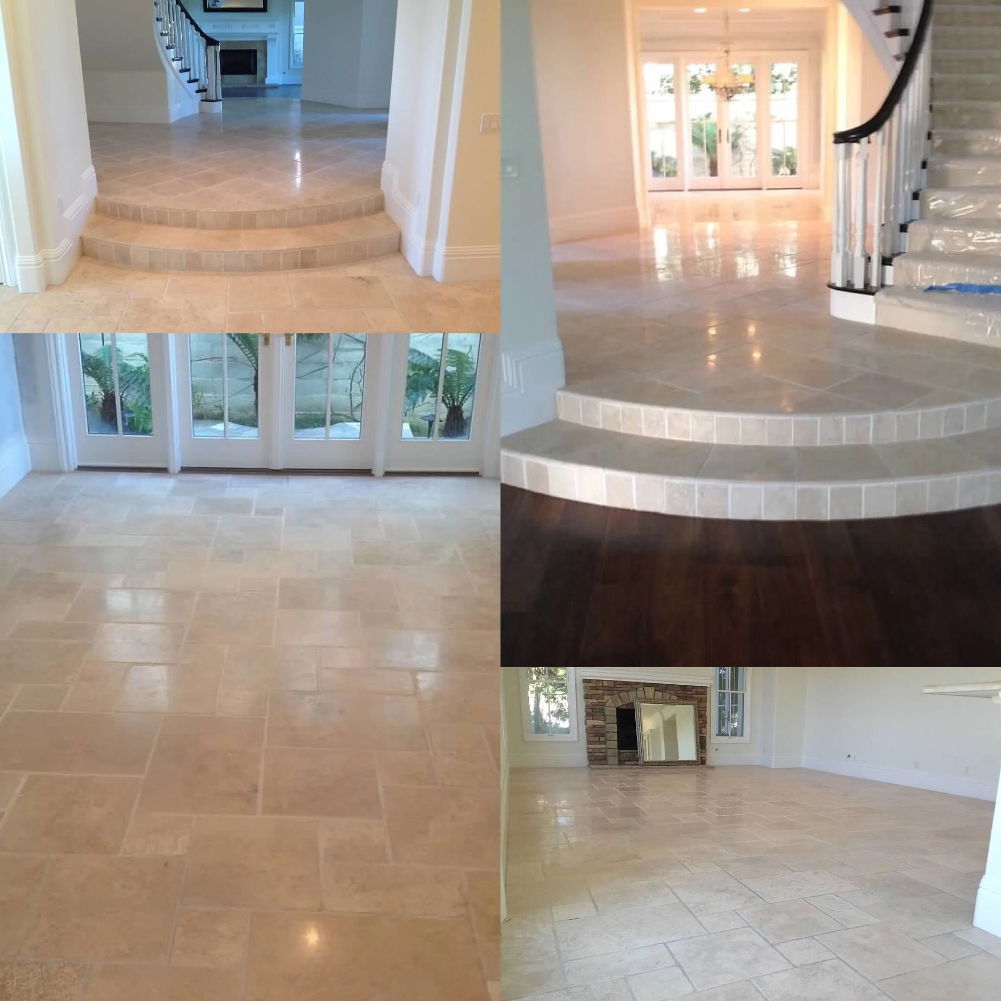 TRAVERTINE FLOORING DEEP CLEANED AND SEALED