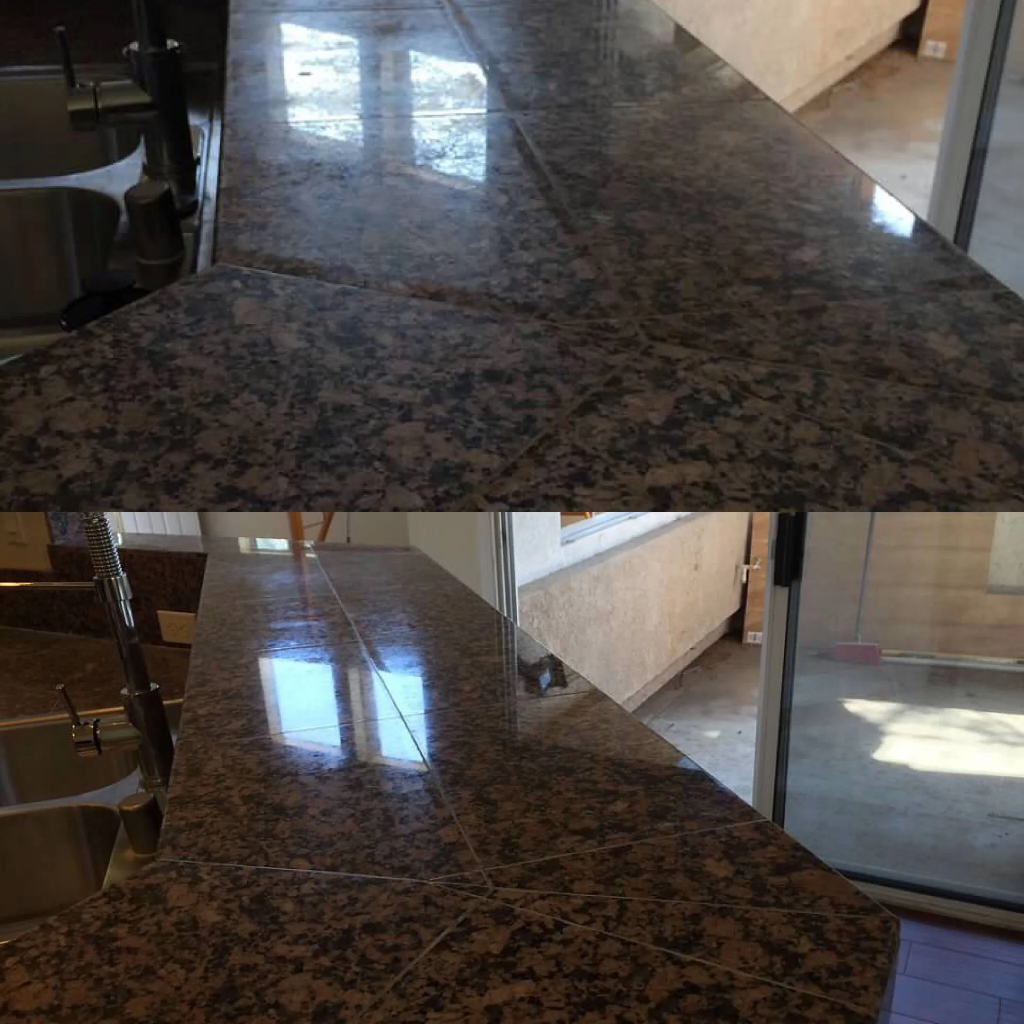 GRANITE COUNTERTOP RESTORED