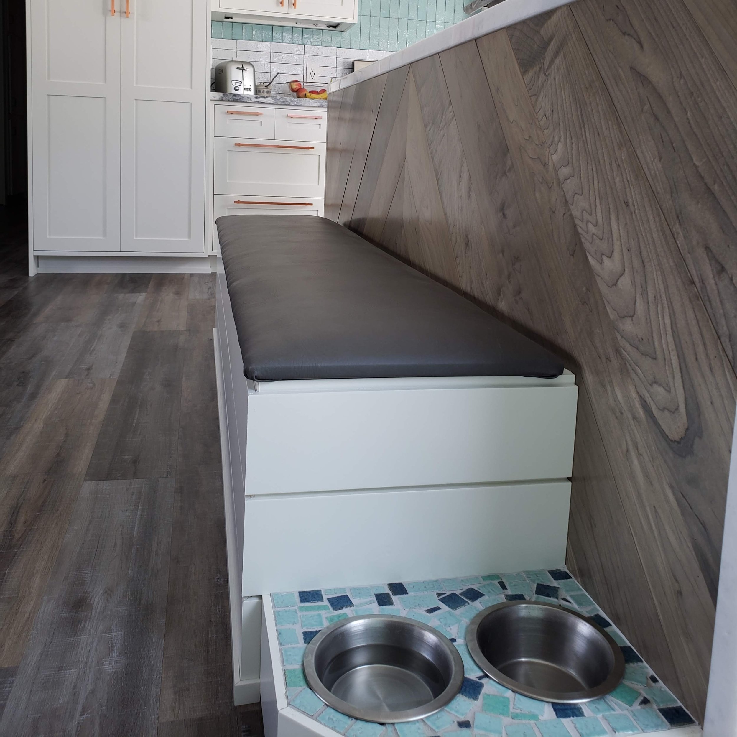 custom furniture.  Kitchen remodel.  Tile