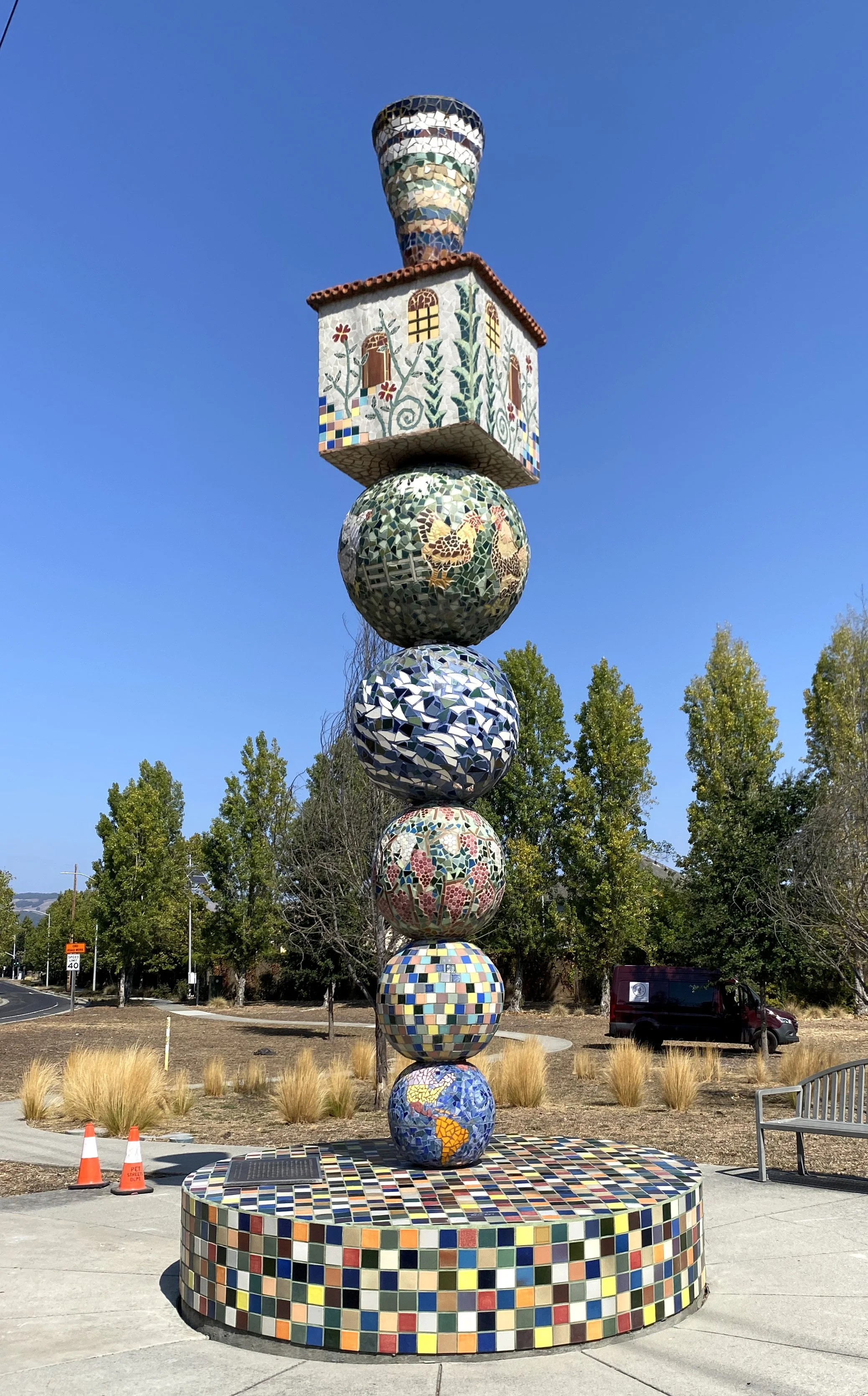 Outdoor Sculpture Department: Tile reconstruction