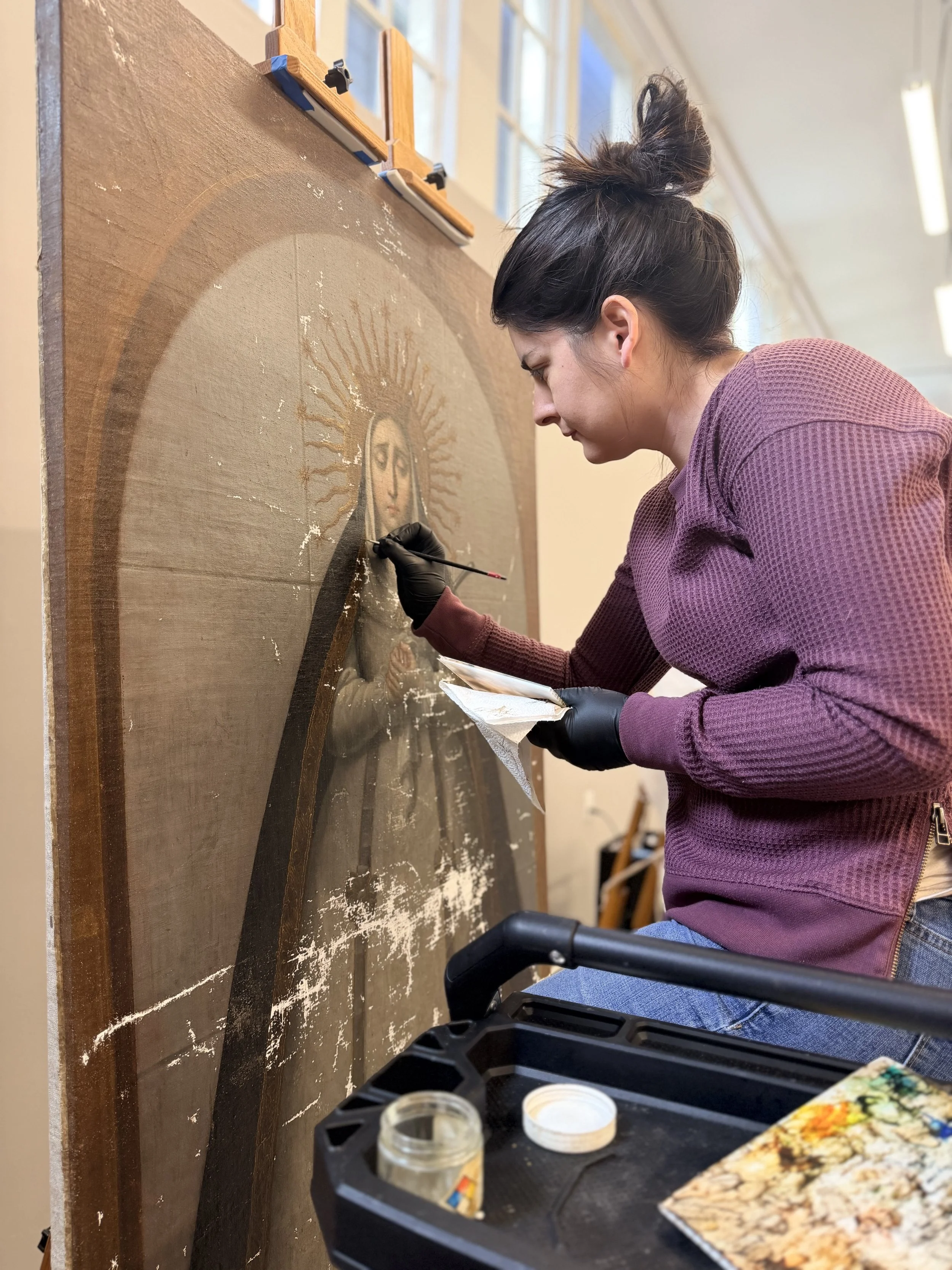 Paintings Department: California Mission Painting, 18th Century