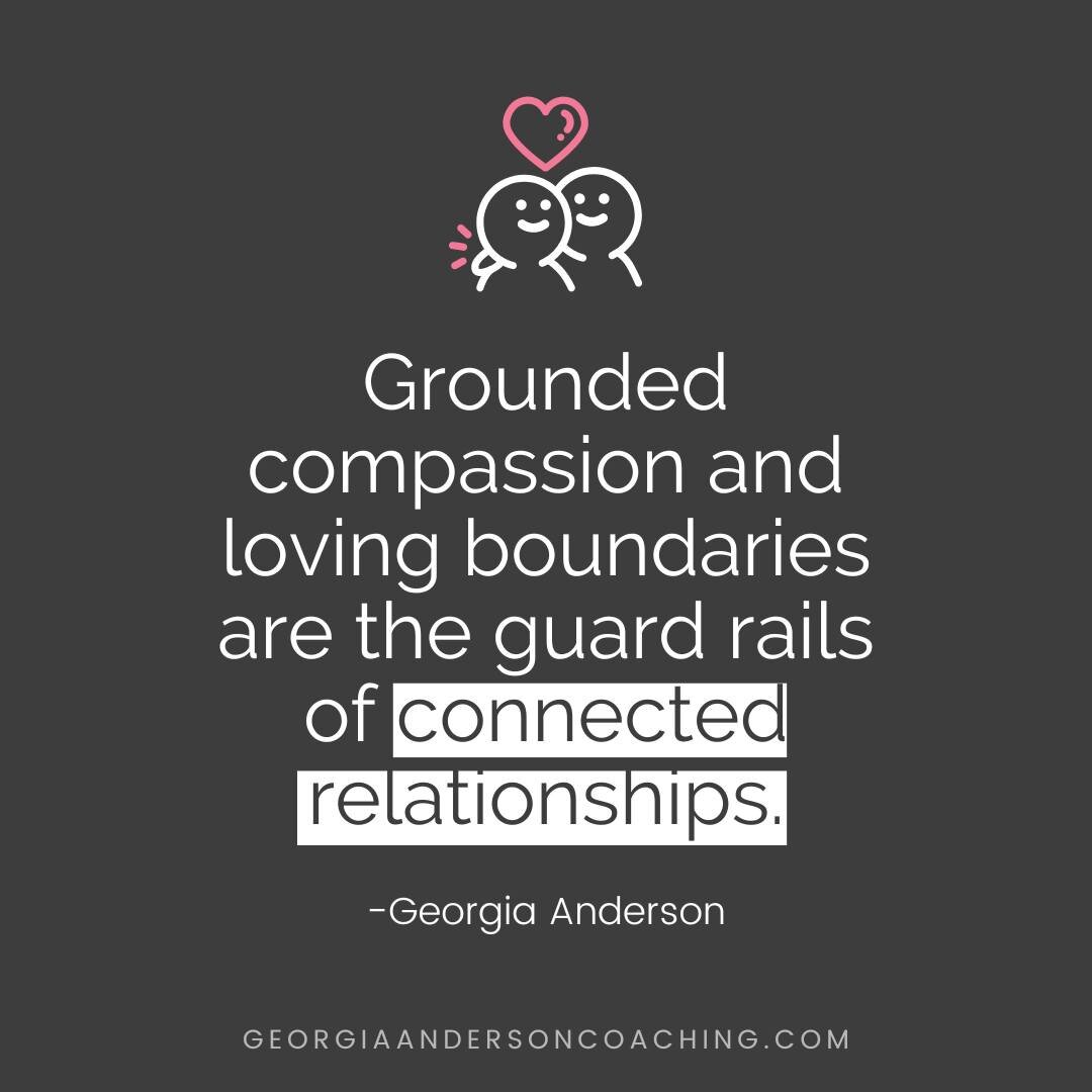 What loving boundaries do you maintain for yourself in your most important relationships?
-Boundaries usually stem from deeply held values. They are limits you maintain for yourself.

How do you display grounded compassion?
-Grounded means rooted&mda
