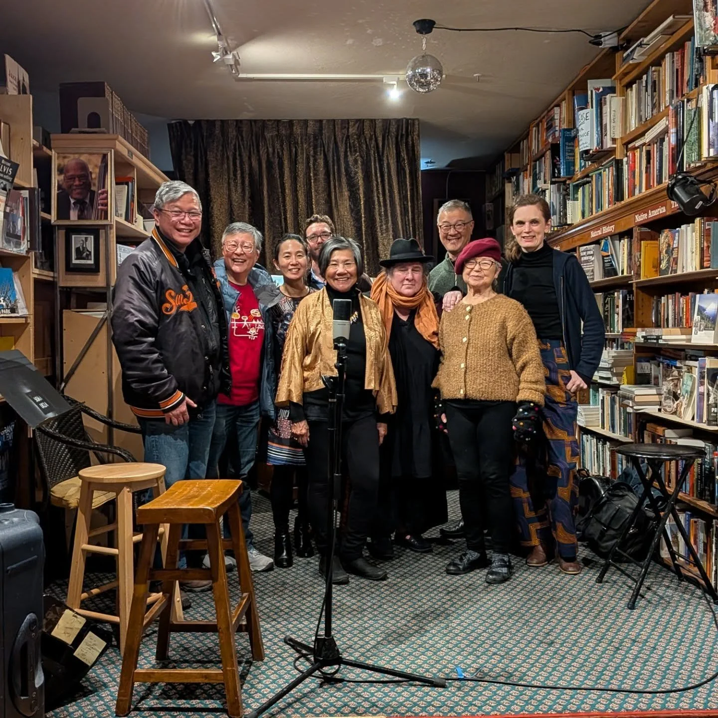 We laughed and cried amidst words and music, remembering our dear friend and collaborator Nellie Wong. In her tribute to Nellie, former SF poet laureate Devorah Major talked about her days with the Black Panthers and the tenacity it takes to keep goi