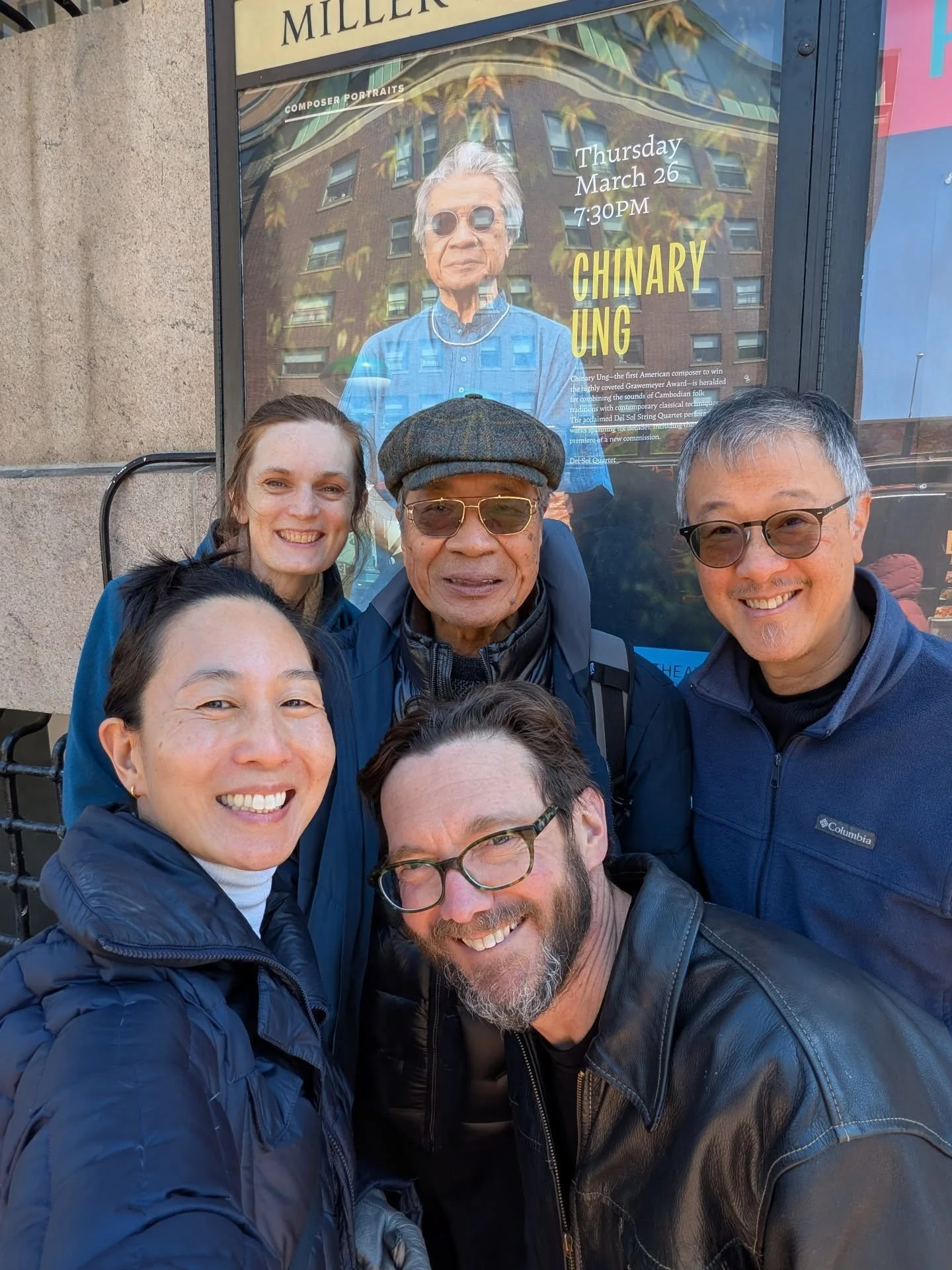 We are looking forward to performing Chinary Ung's works for strings including a world premiere of Spiral XVI Preah Vihear for string quartet at @millertheatreatcu on Thursday, March 26 at 7:30. 

Del Sol has had a long history with Chinary dating ba