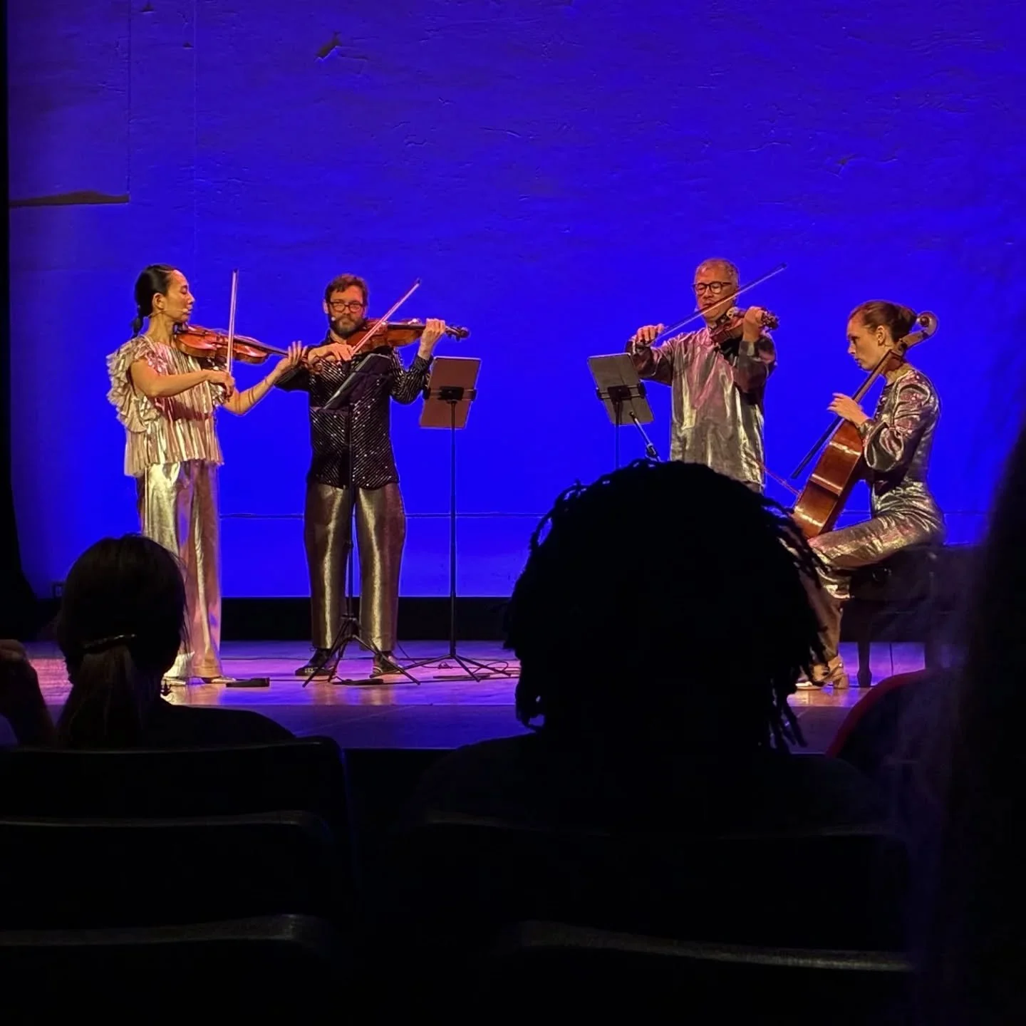 It's going to take a hot minute for us to process the experience of premiering Chinary Ung's Spiral XVI Preah Vihear on March 26 at Miller Theater. Some words from audience helped - wild, spiral into outer space, beautiful, cloud of harmonies, groove
