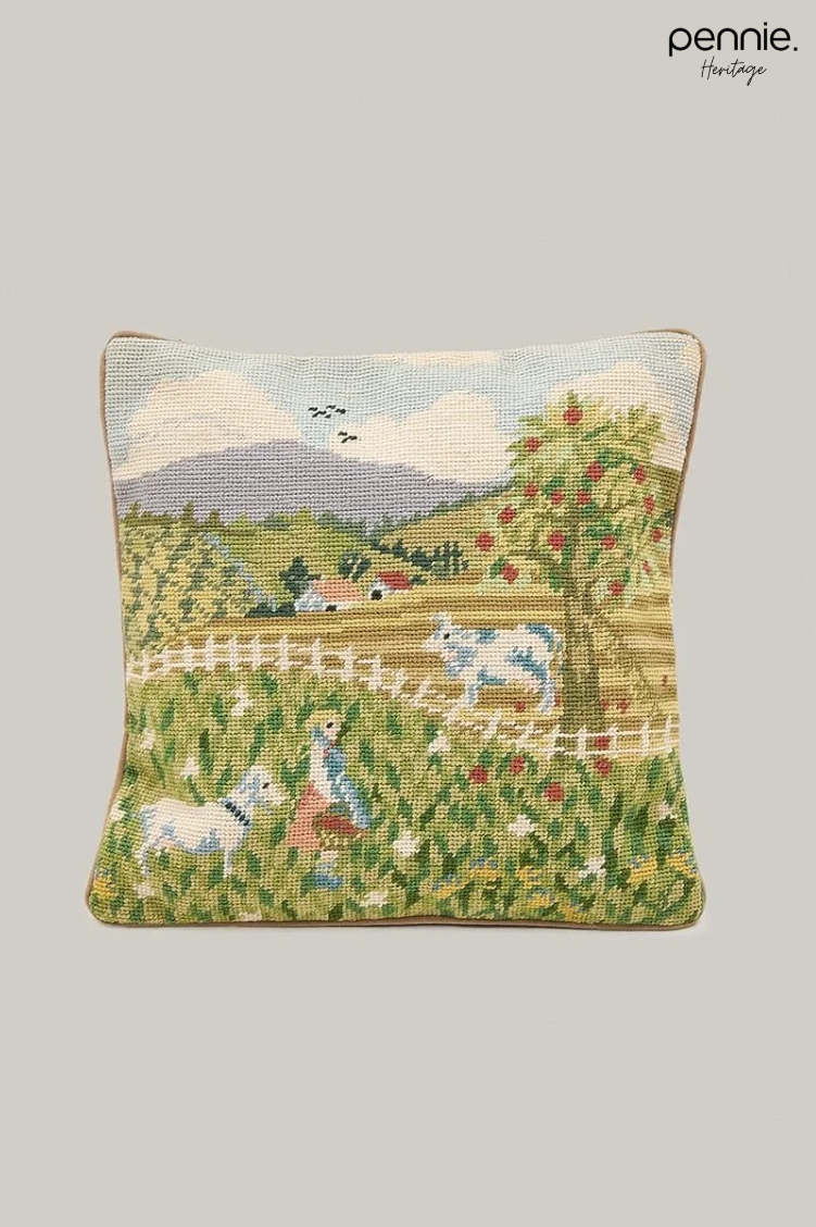 Tapestry Pillow Farmhouse