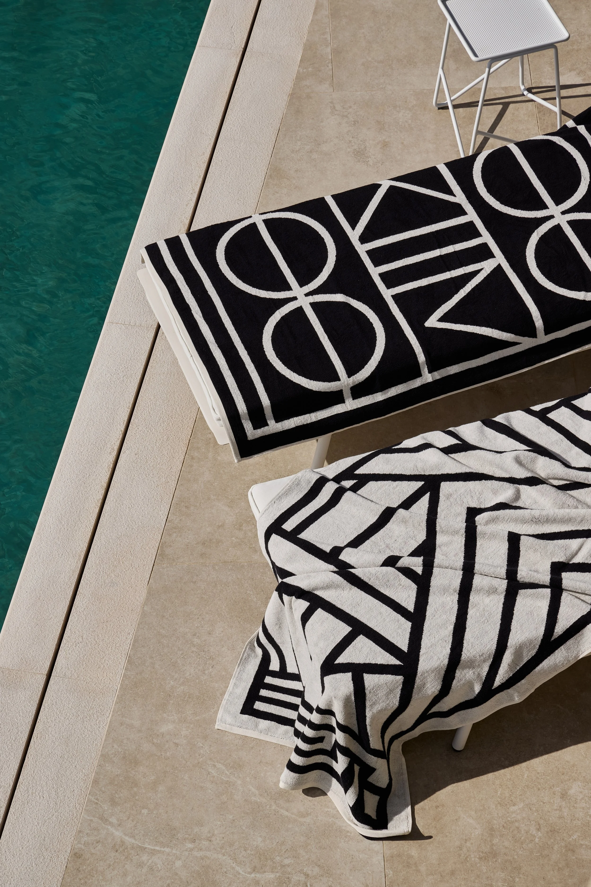 Alphabet Beach Towel H