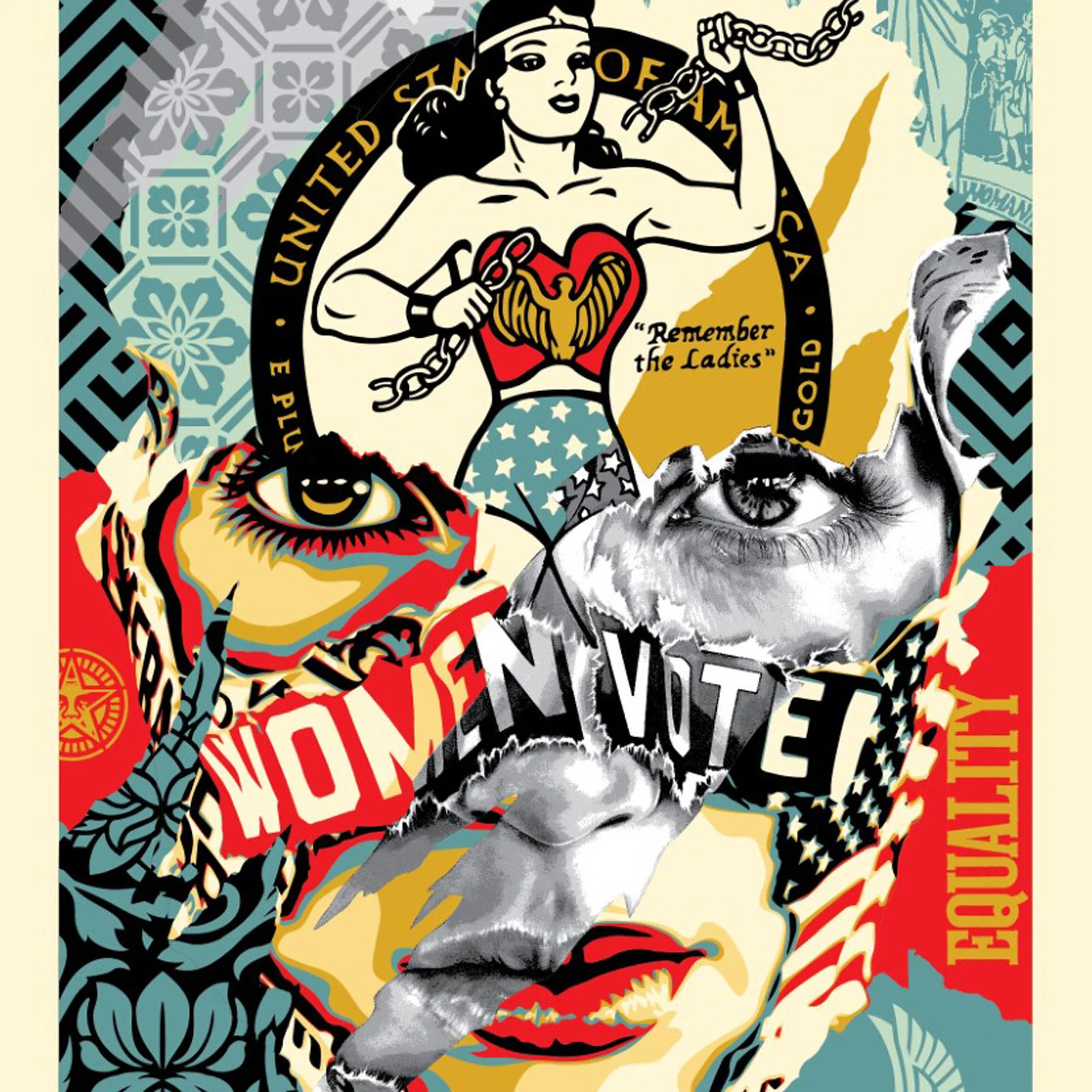 Collaboration Print Sandra Chevrier X Shepard Fairey