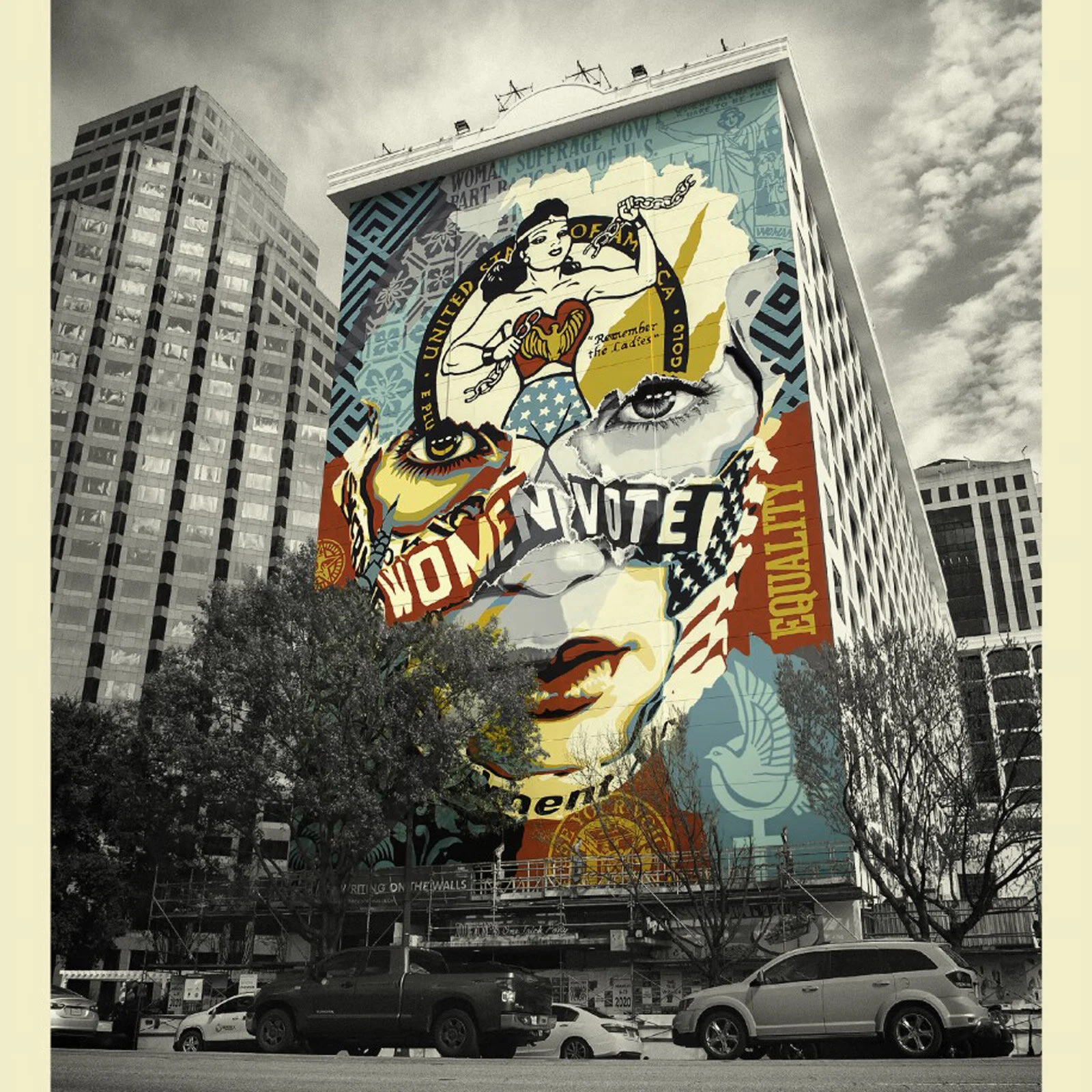 A second print in collaboration with Shepard Fairey