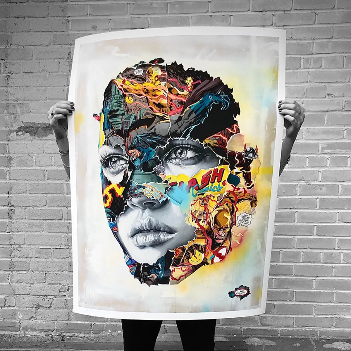 Print Release - "La Cage dans un combat électrique (electric fight)”