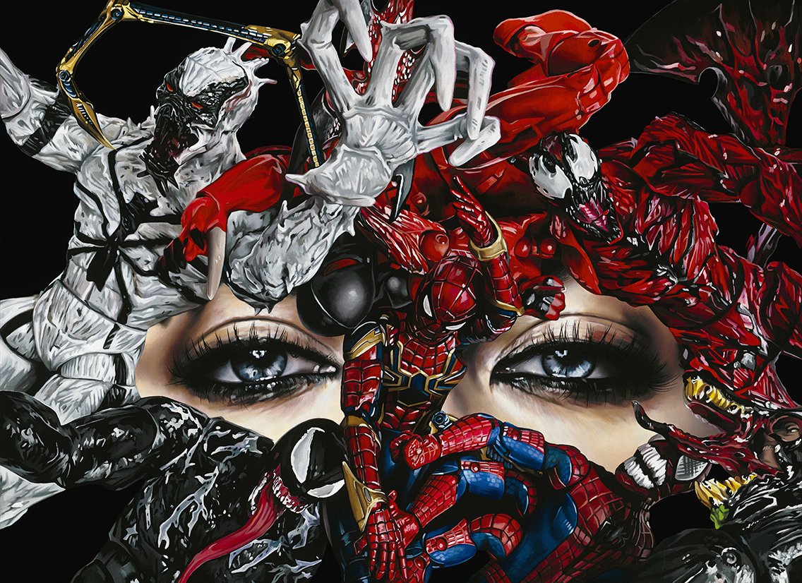 La Cage, la conscience de l’inconscience. 36X48'', acylic on canvas, 2022..jpg