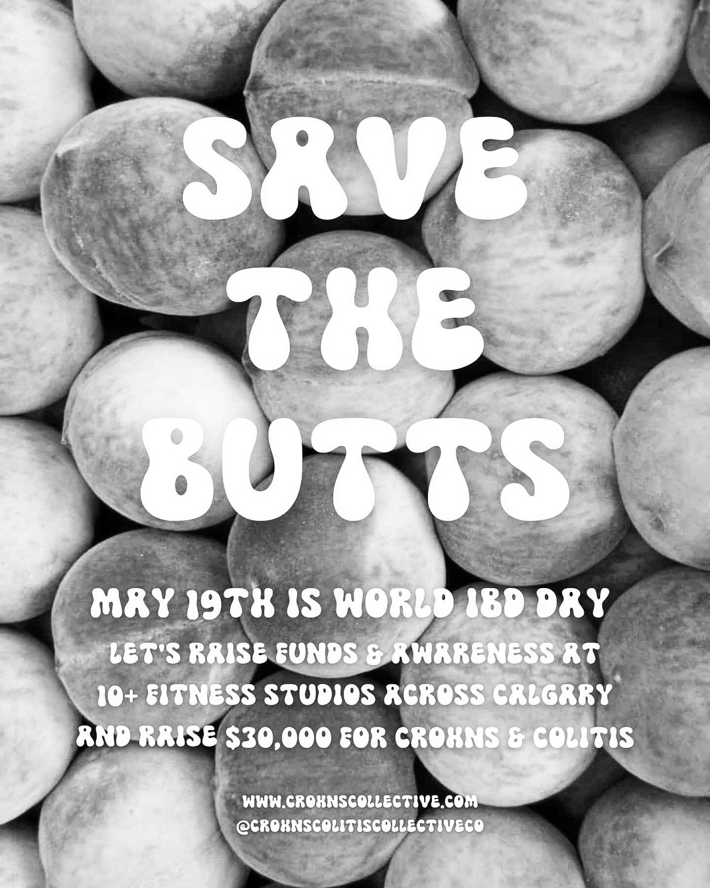 Join Danielle and Lindsay Friday @ 5:30pm for@a charity ride in support of&hellip;.
.
Reposted &bull; @bresich
SAVE THE DATE // MAY 19

World IBD day is May 19th and we are bringing back our SAVE THE BUTTS fundraiser for a second year, and are celebr