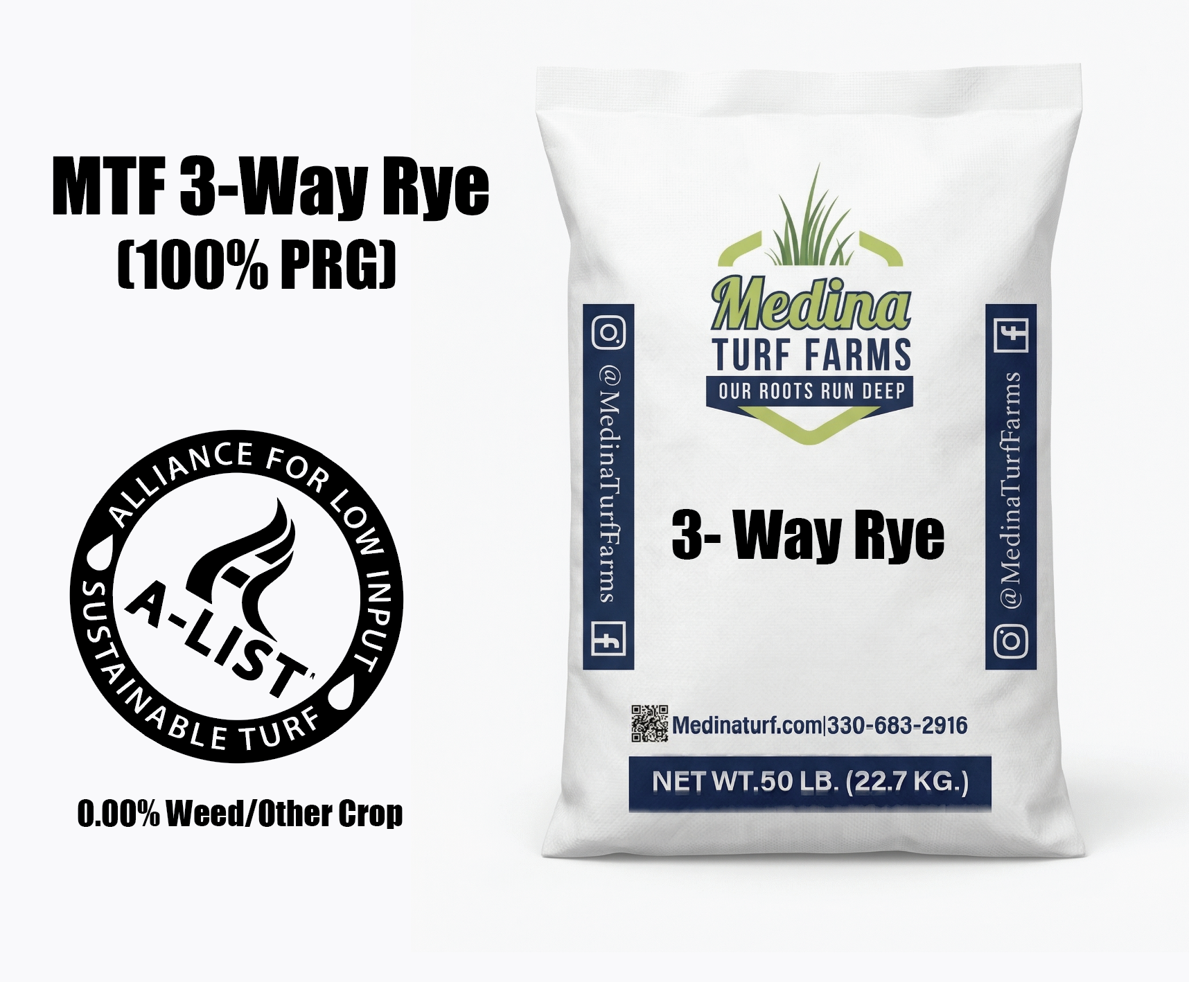 Medina Turf 3-Way Rye