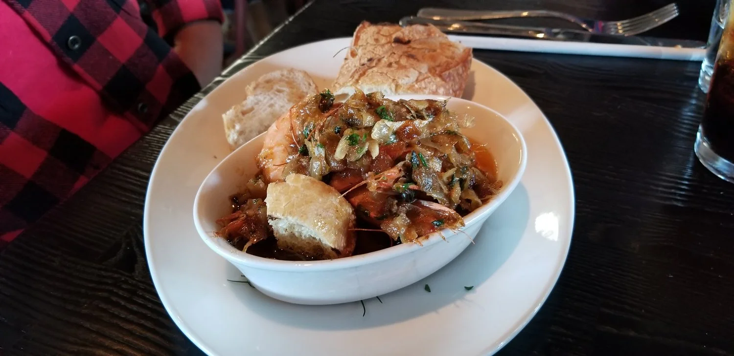 The shrimp. Wow.