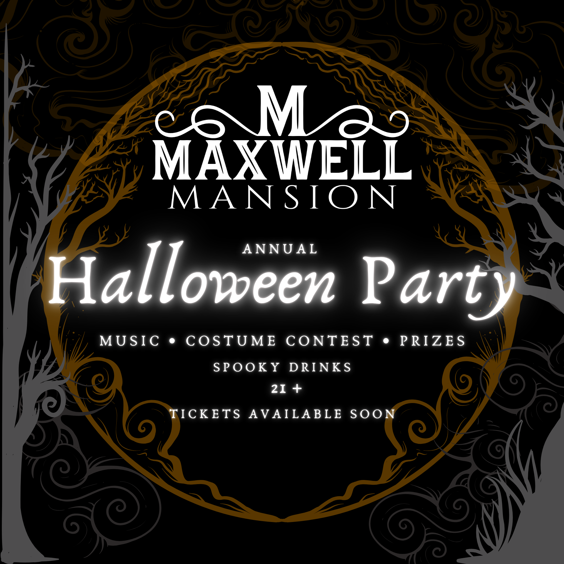 Maxwell's Annual Halloween Party: Old Fashioned Frights