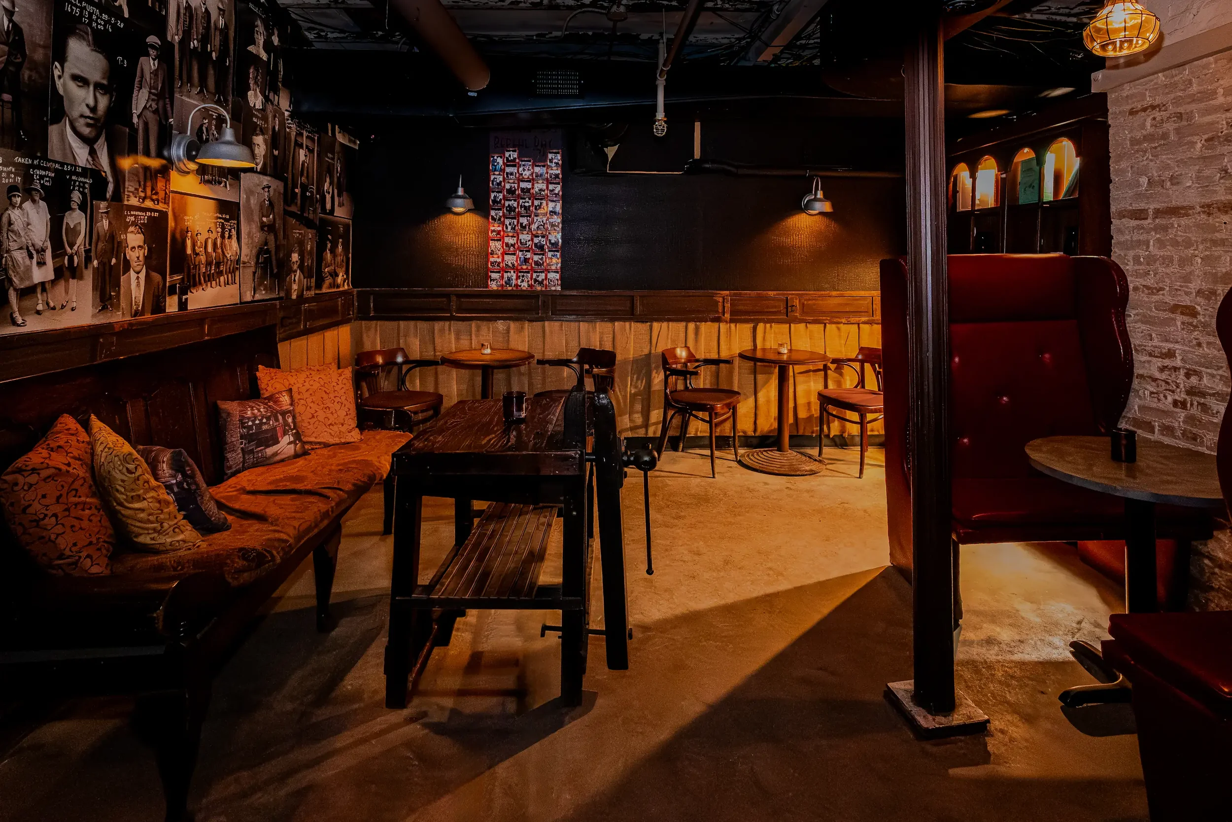 The Speakeasy
 Clandestine openings with passwords required 