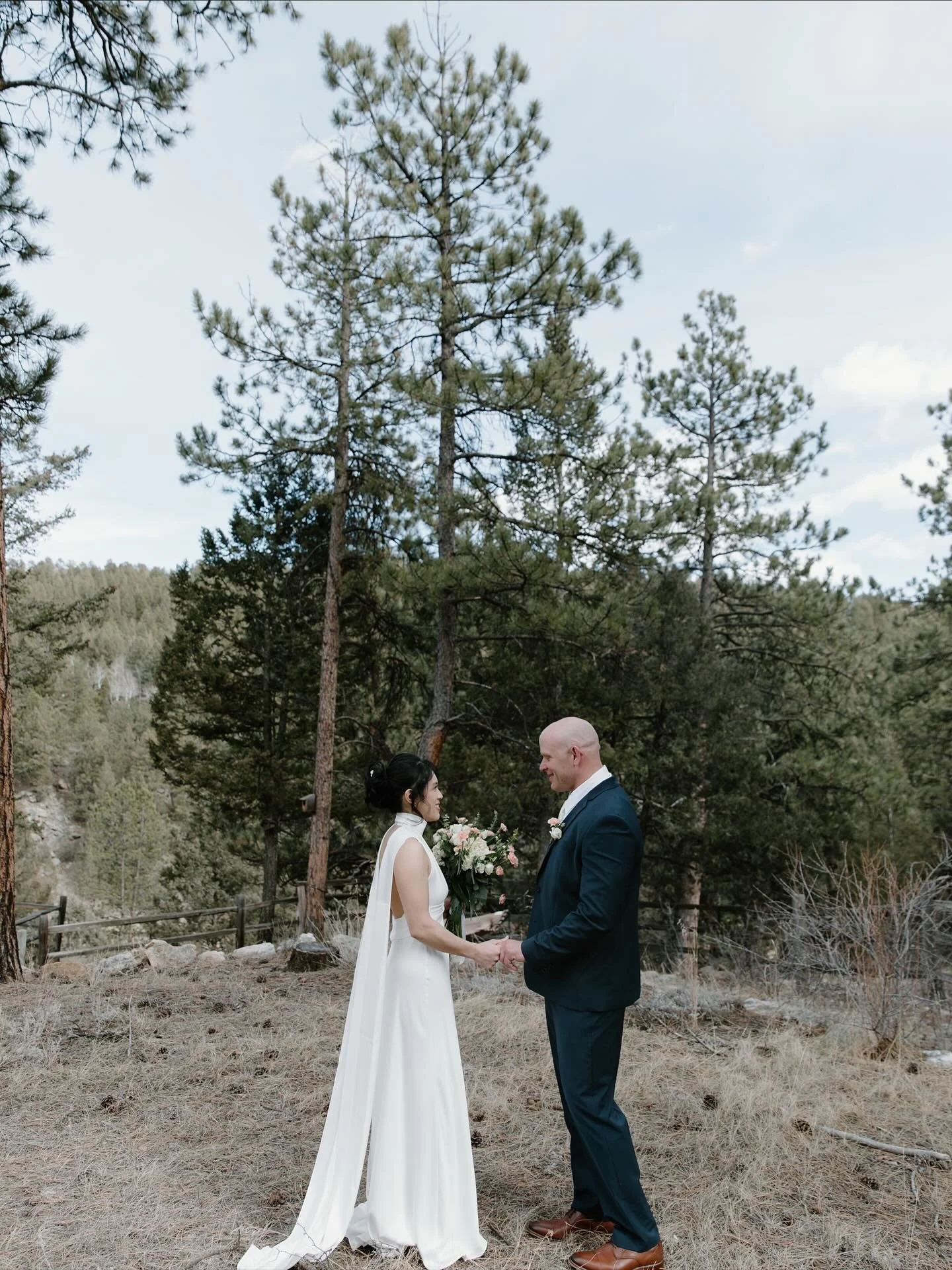J &amp; J on their wedding day in a dreamy forest in the middle of March 🌲

.
.
.
#elopement #elope #elopementphotographer #weddingphotographer #coloradoweddingphotographer #letselope #engaged #justengaged #engagementphotographer #couplesphotorapher
