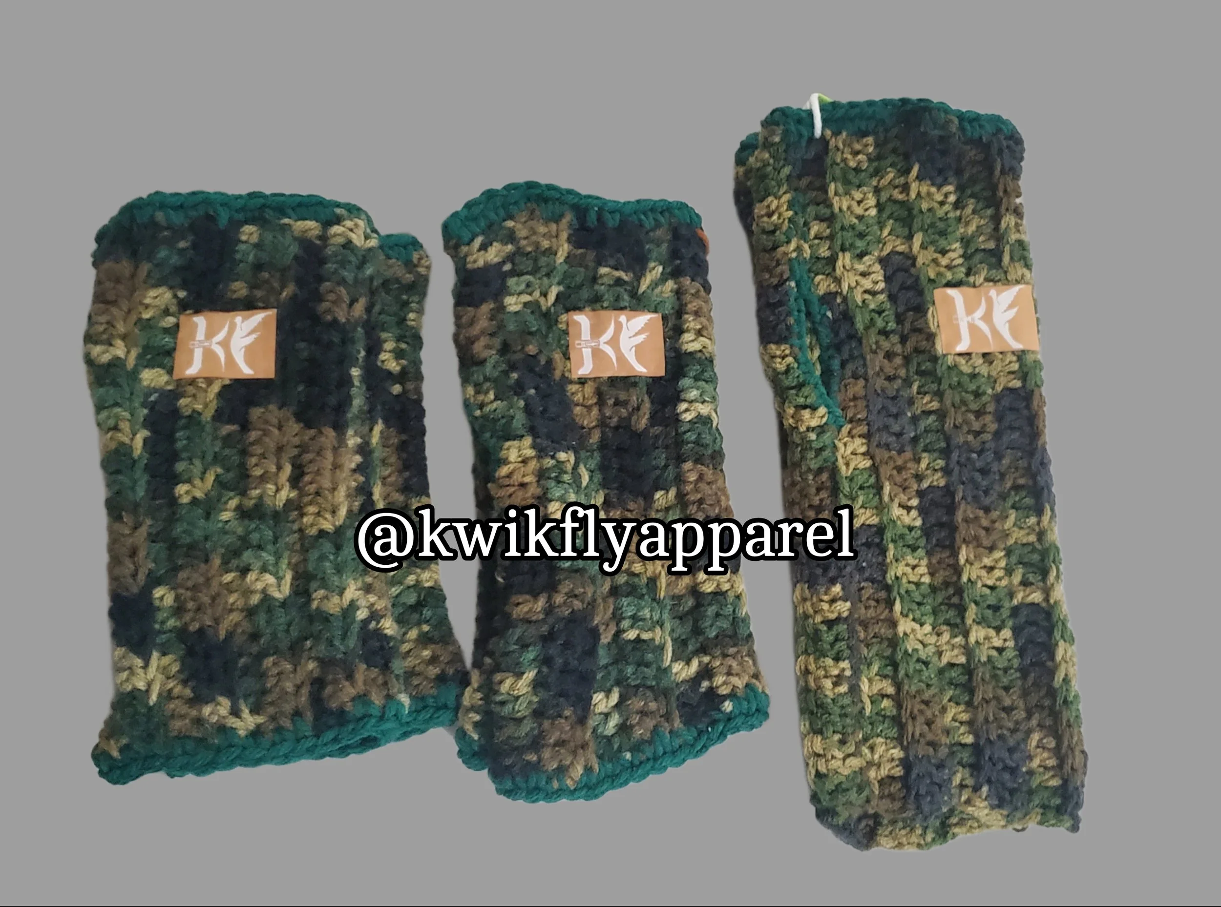 Gloves Camo Green Lining KwikFly Apparel3.jpg
