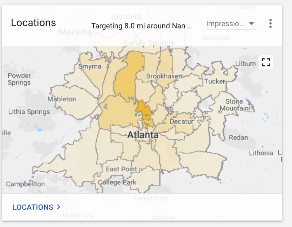 Target people within a certain radius of your restaurant