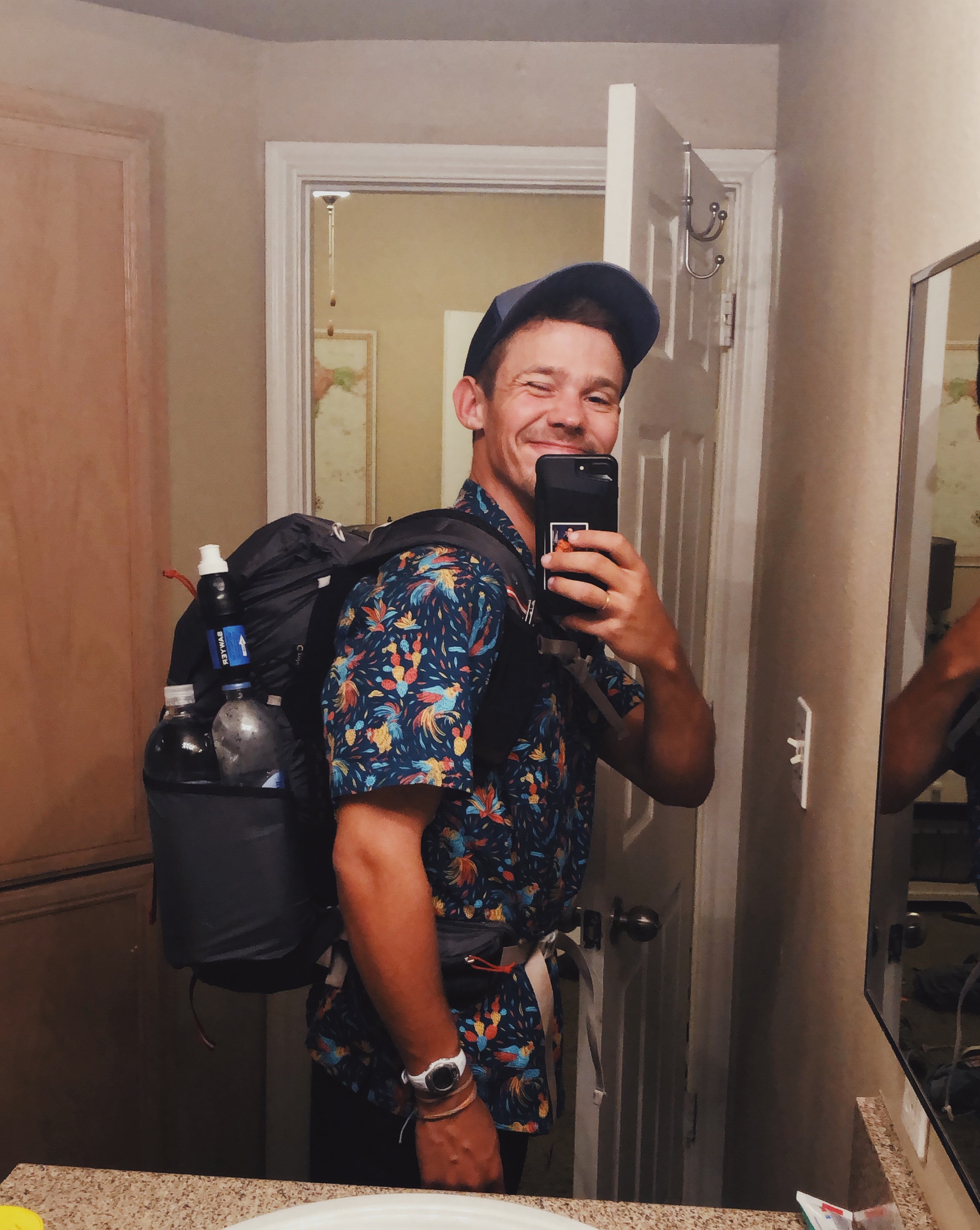 So clean! So ready! All packed and loaded with 5 L of water and 4 days of food.